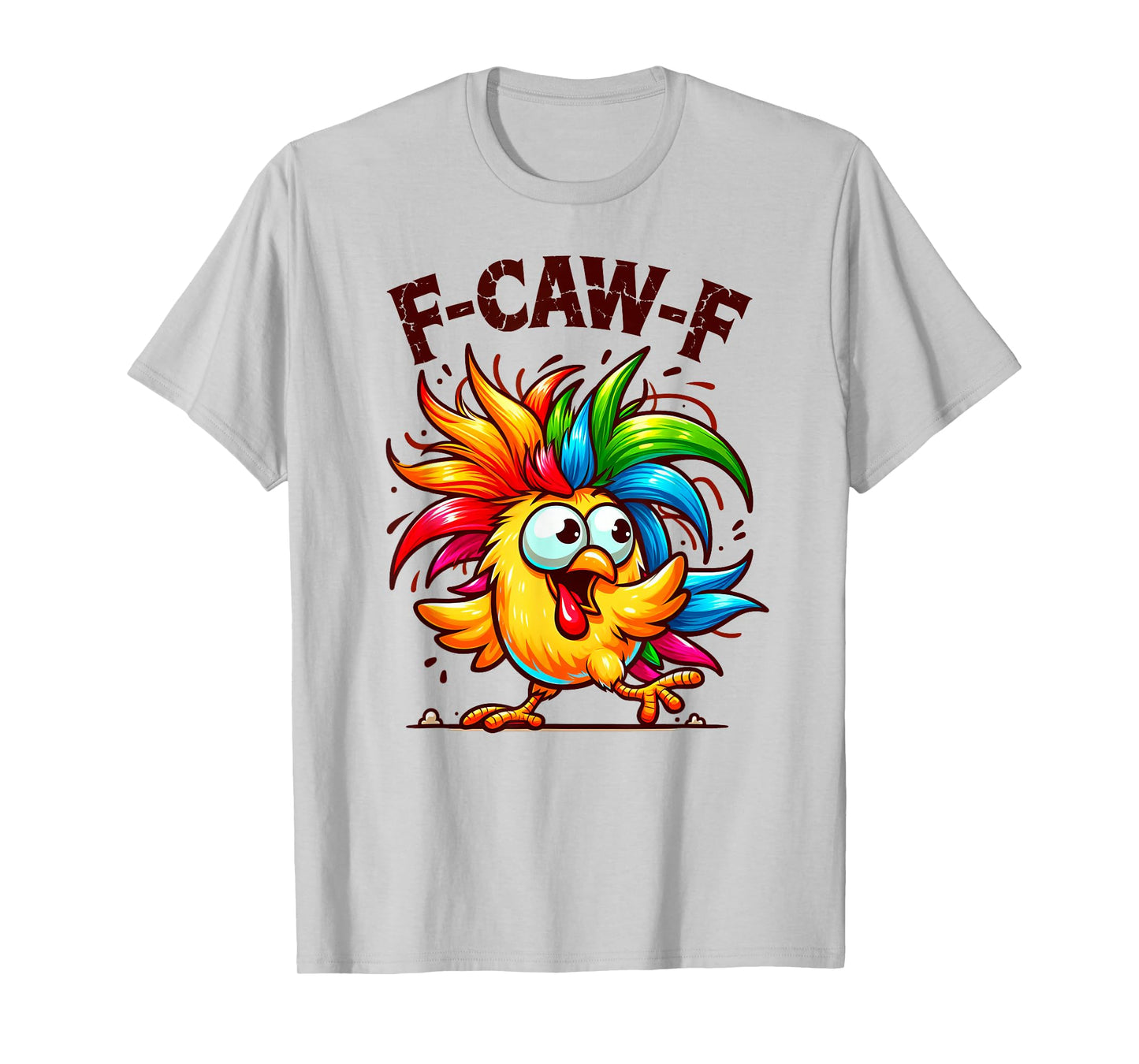 F-Caw-F - Funny Crow Graphic T-Shirt