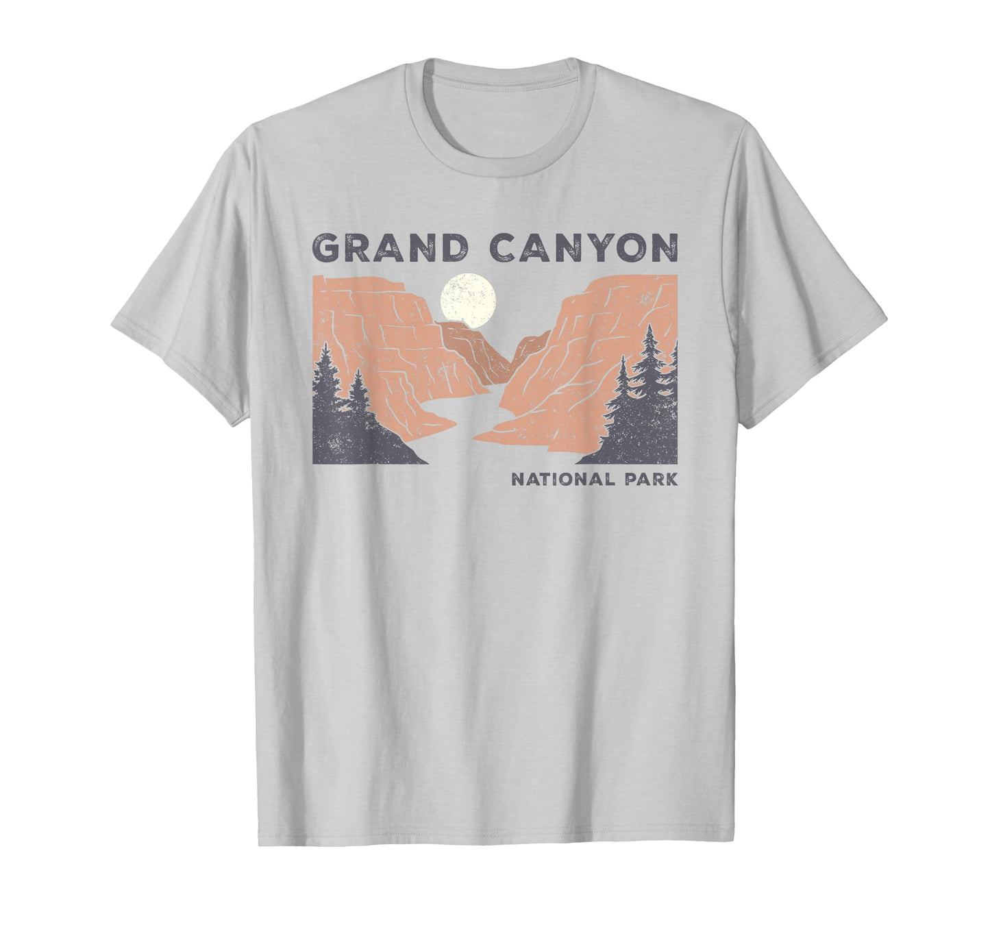 Hiked Grand Canyon National Park Arizona Vintage Womens Men T-Shirt