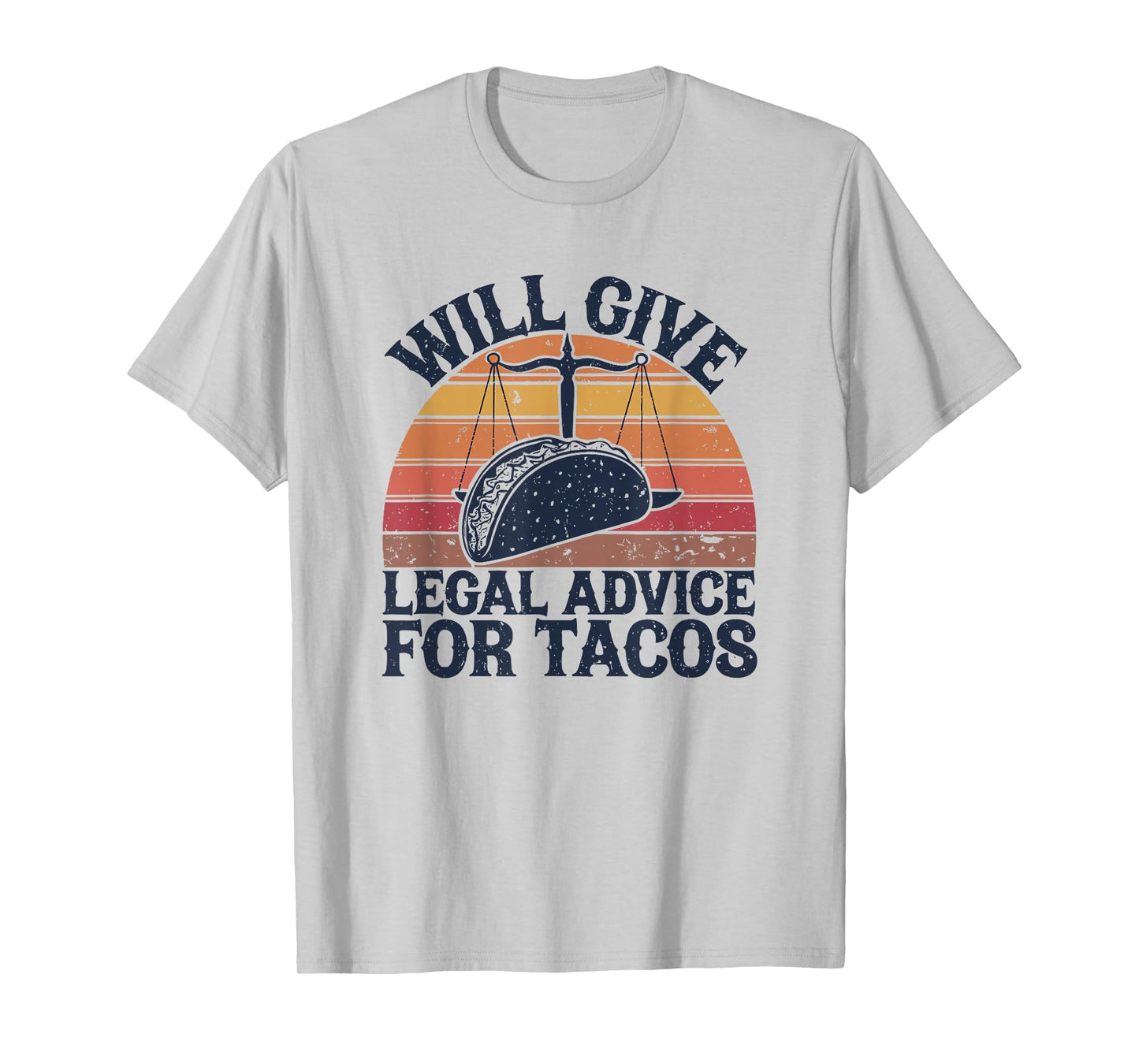 Paralegal Taco Meme Court Humor Retro Vintage T-Shirt
