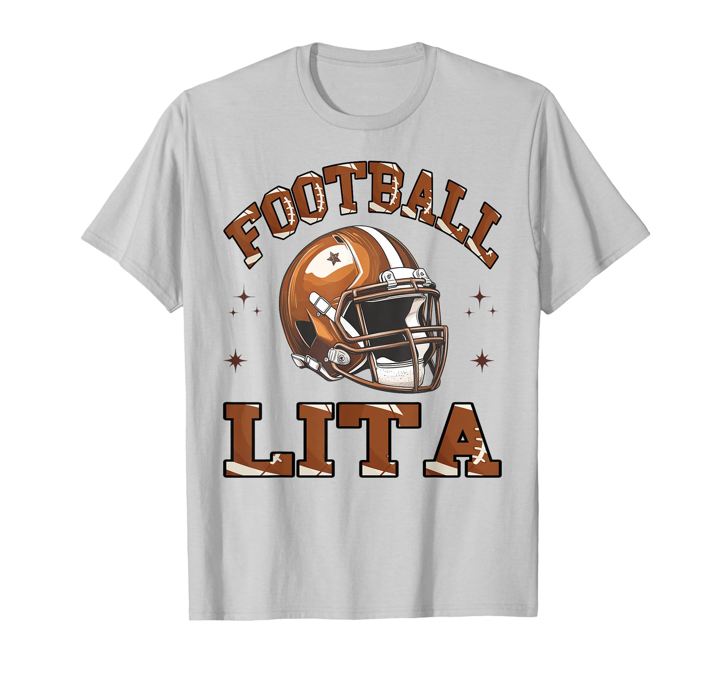 Football Lita Retro American Football Coquette T-Shirt