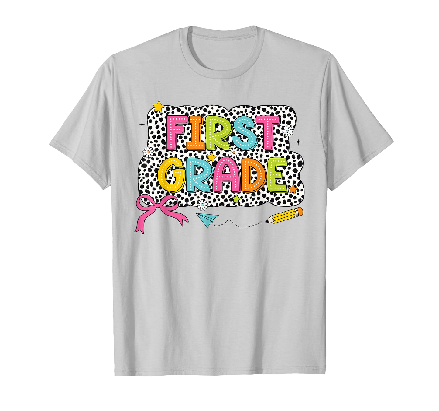 First Grade Back To School 1st Grade Girls Kids Teachers T-Shirt