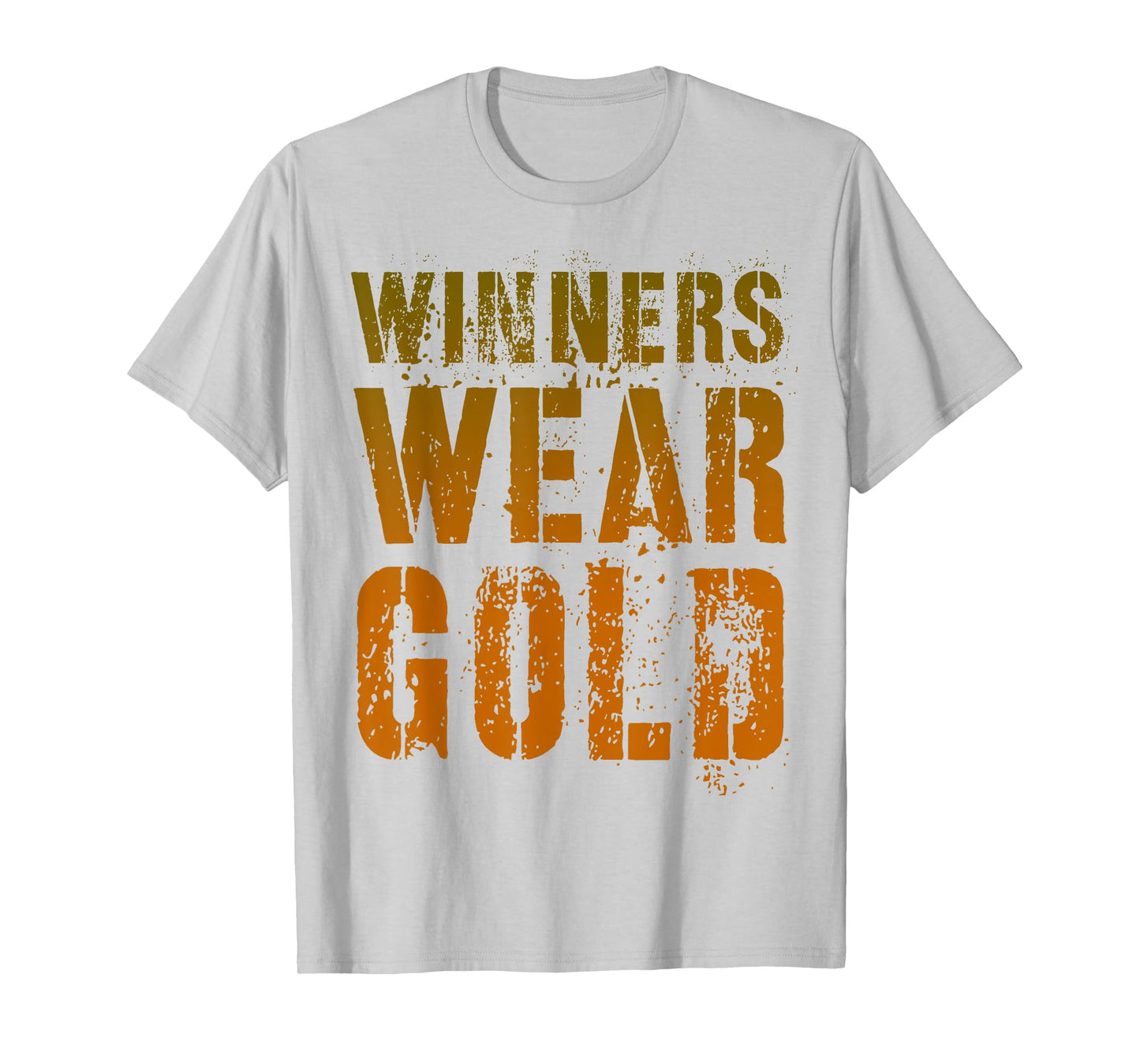 Vintage WINNERS WEAR GOLD Cheer Summer Camp War Game Team T-Shirt