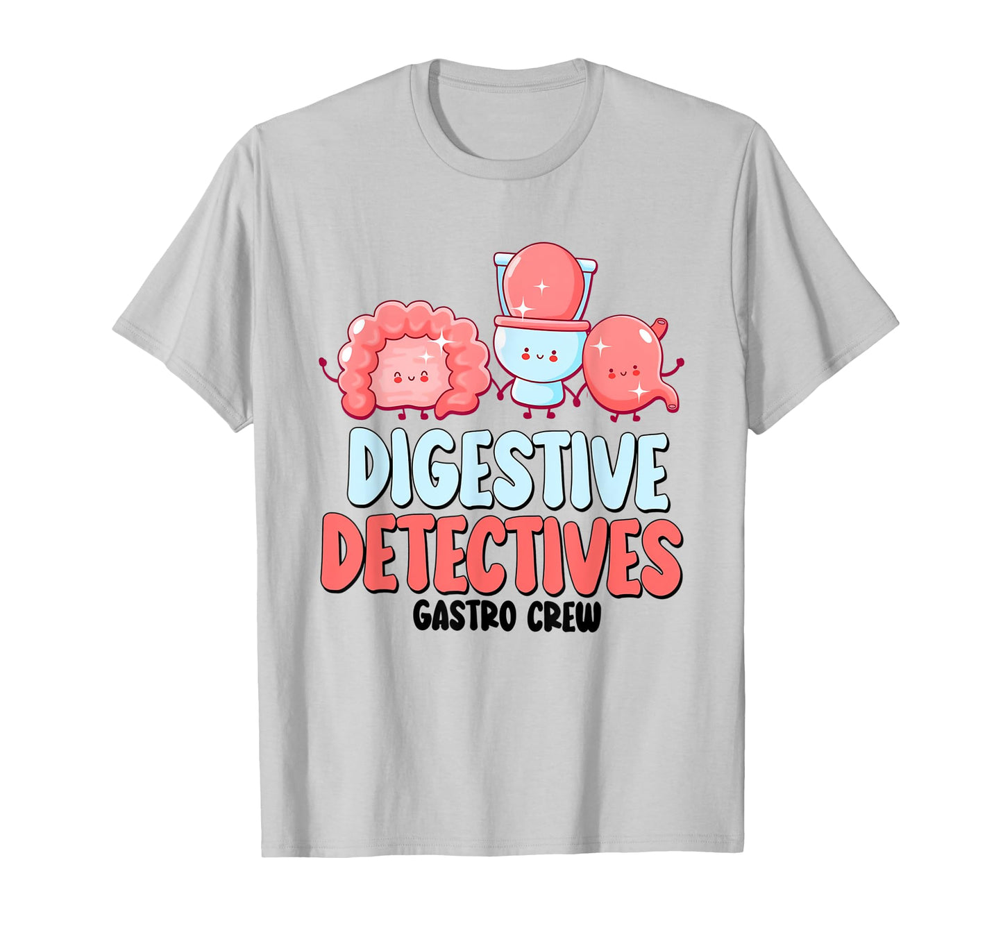 Gastroenterology Nurse GI Digestive Detective Gastro Crew T-Shirt