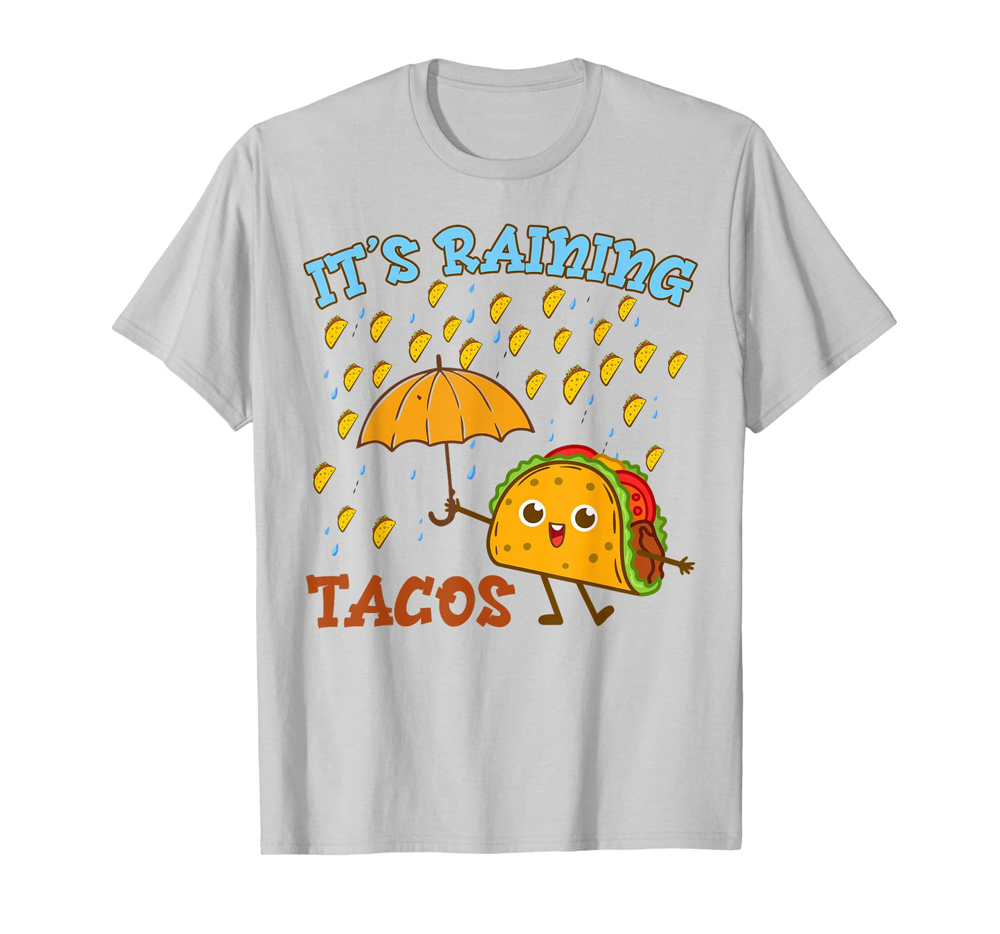 Kids Its Raining Tacos Tuesday Funny Cinco Mayo Mexican Boy T-Shirt