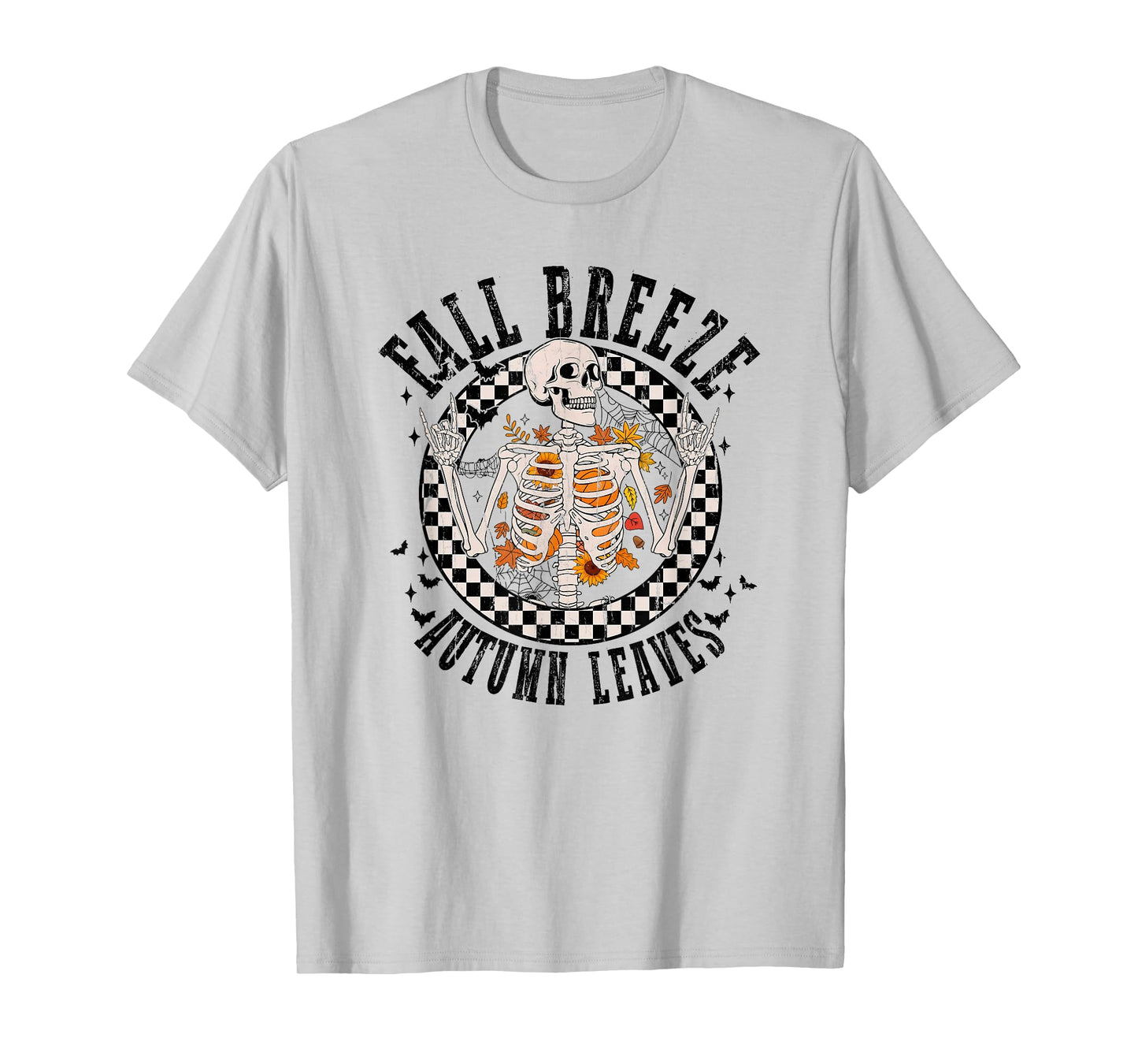 Fall Breeze and Autumn Leaves, Skeleton Dance T-Shirt
