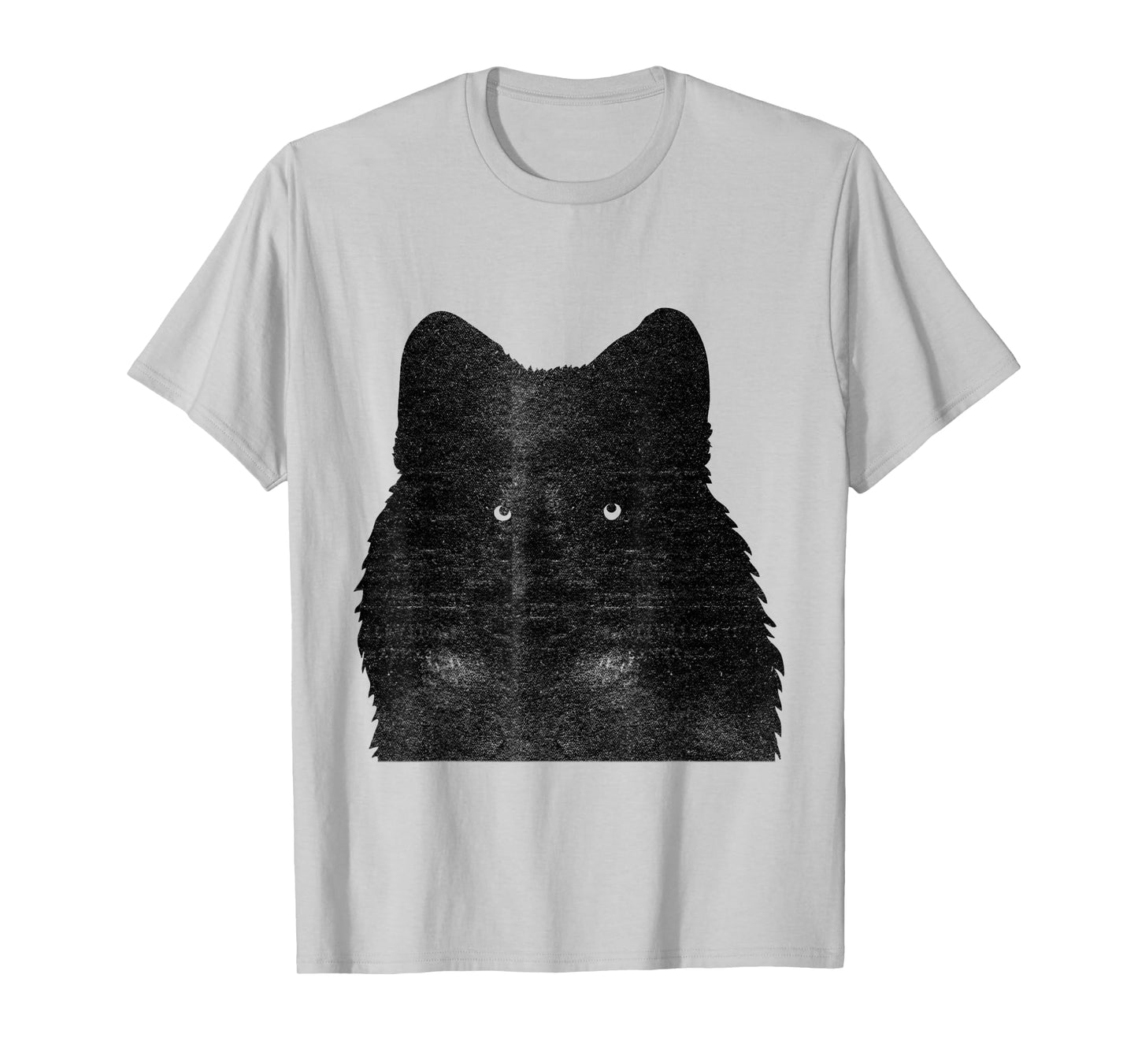 Awesome Black Wolf Face T-Shirt