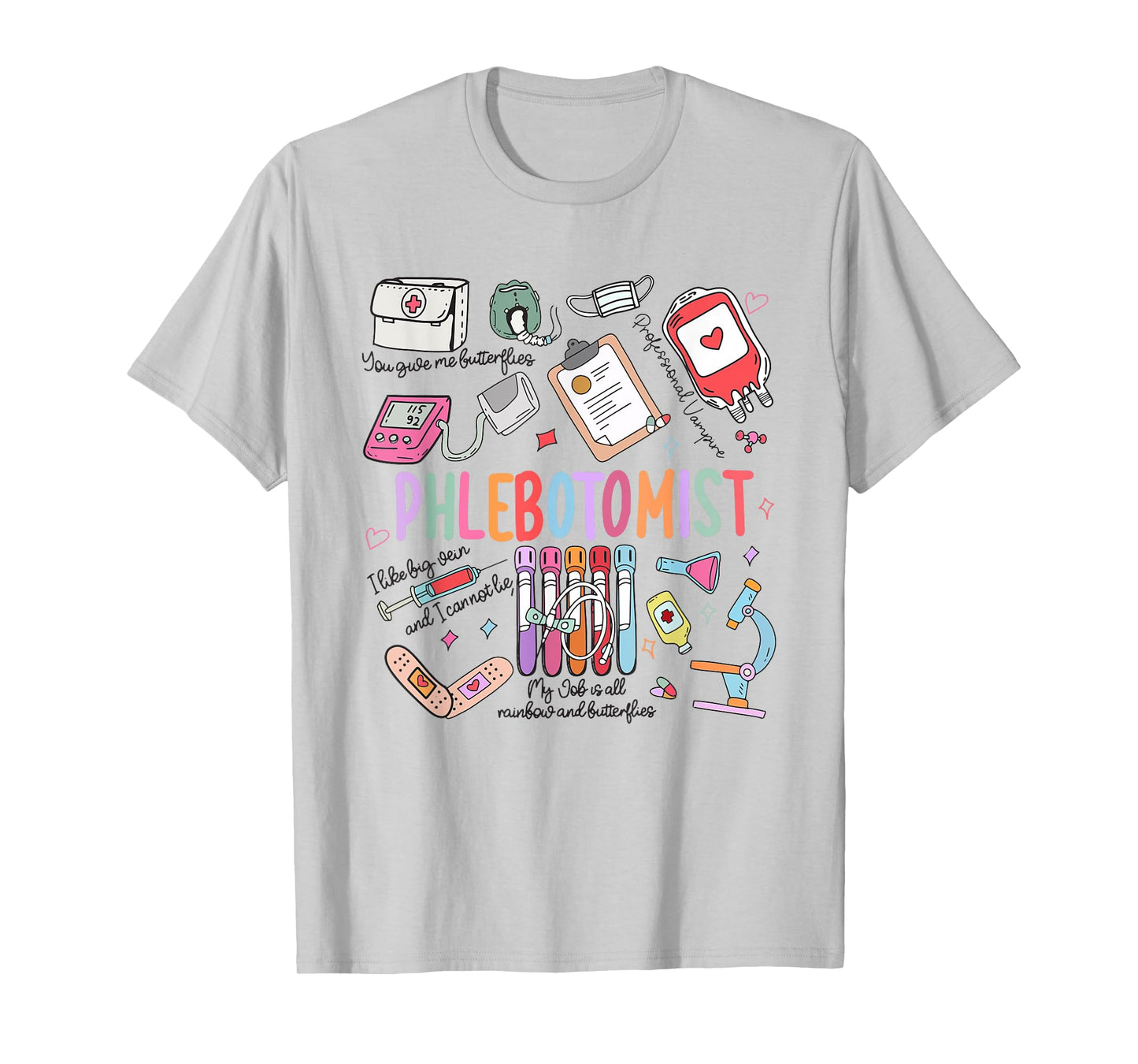 Women Phlebotomist Tech Phleb Tech Nurse Appreciation T-Shirt