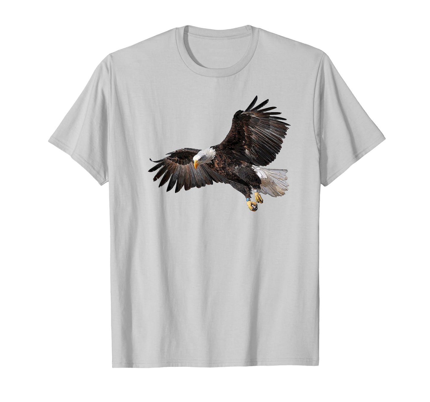 Wild North American Bald Eagle Banded Flying T-shirt #1 T-Shirt