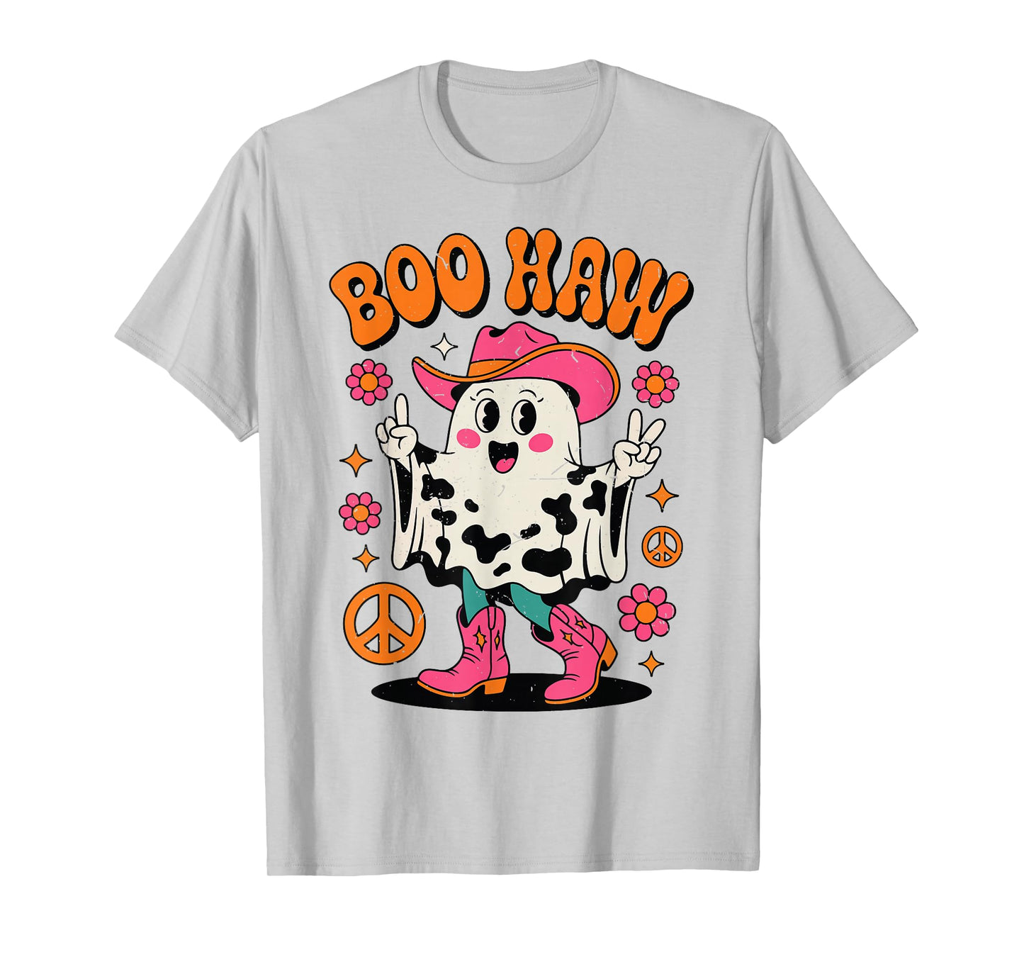 Boo-Haw Cowgirl Ghost Cute Halloween-Shirt Teen Girl Toddler T-Shirt