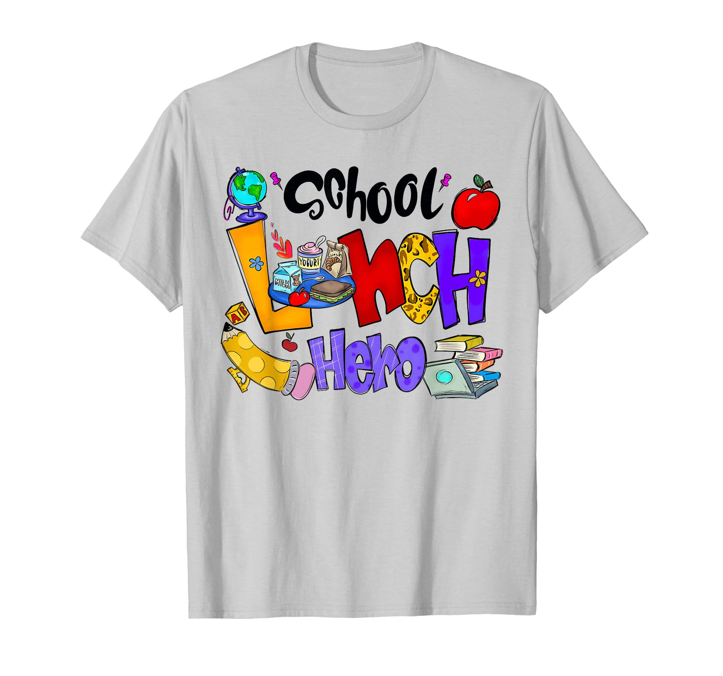 School Lunch Hero Cafeteria Squad Workers Back To School T-Shirt