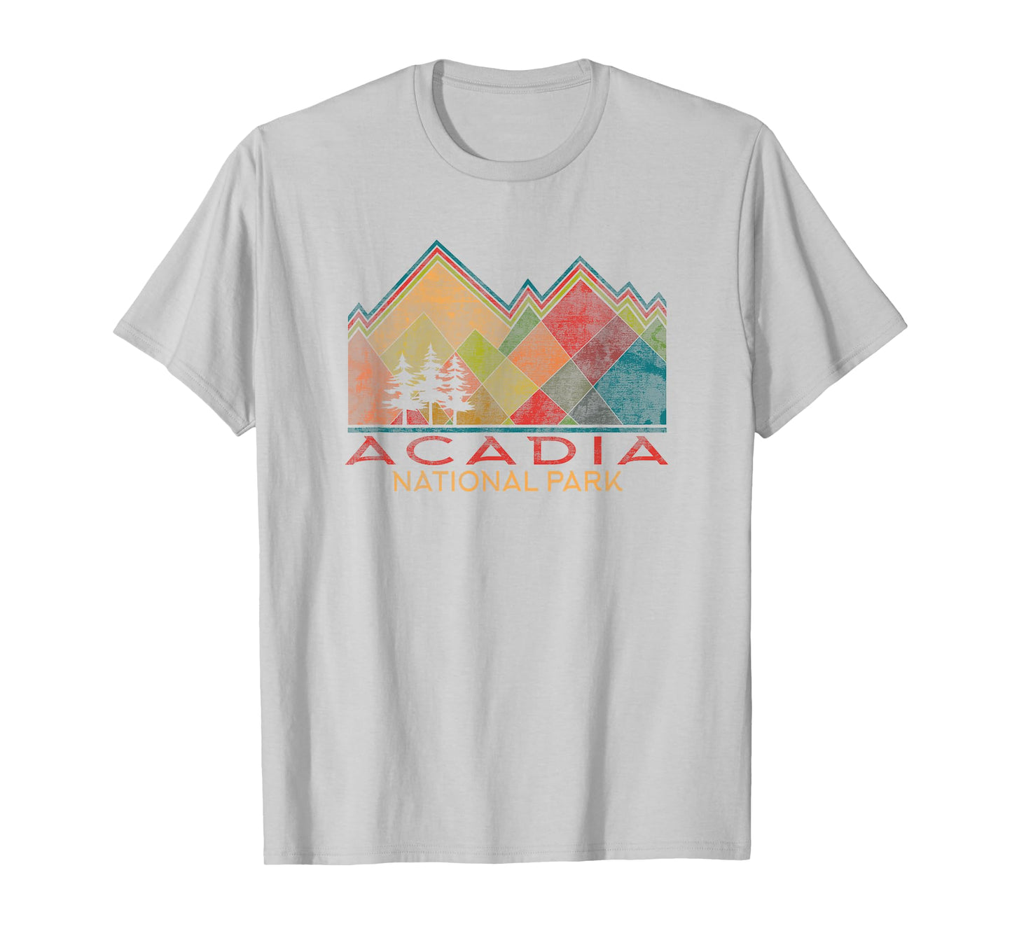 Acadia National Park Colorful Graphic T-Shirt