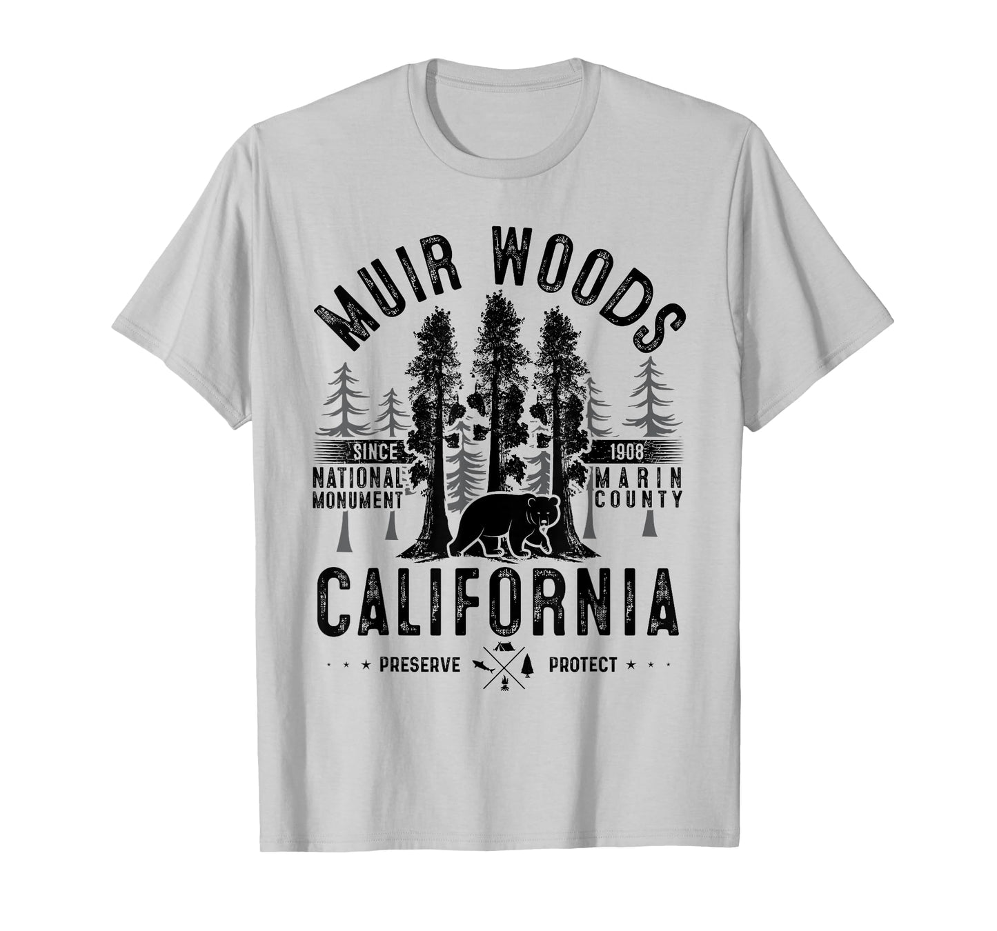 Muir Woods National Monument National Park Apparel T-Shirt