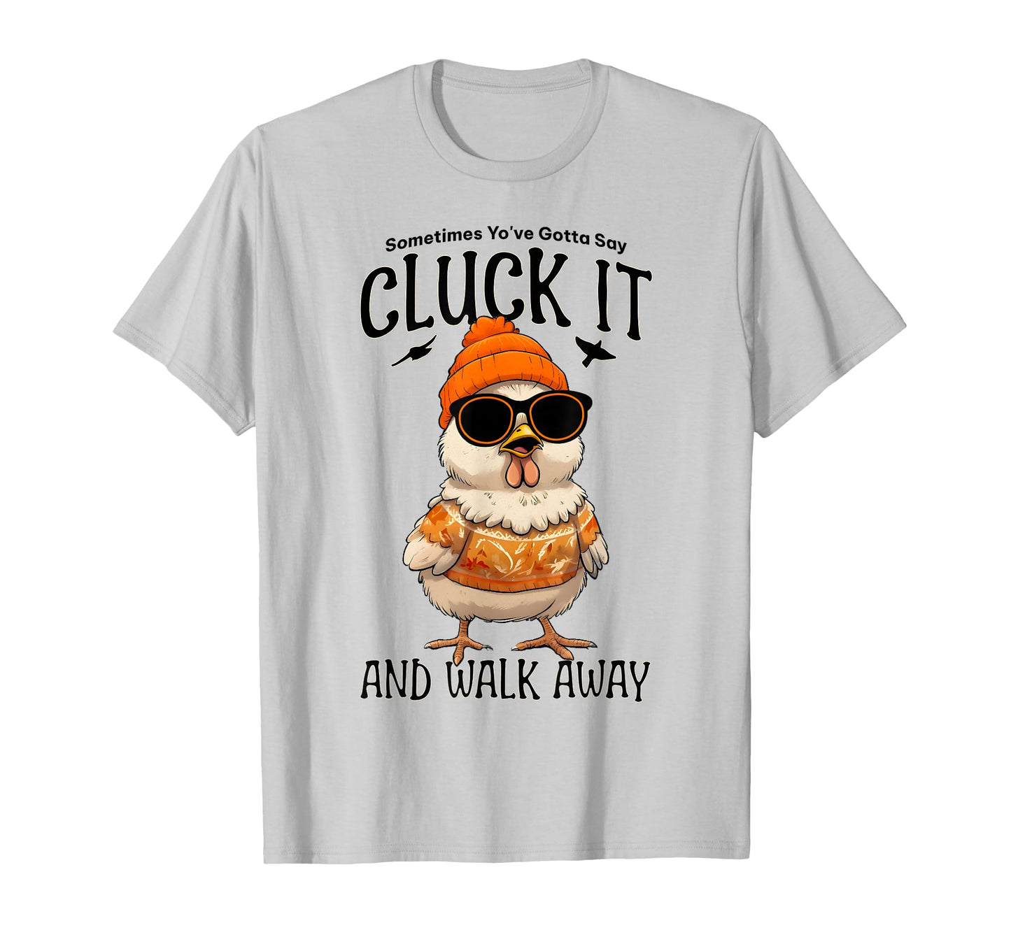 Animal Lover Educational Chicken Game F-CAW-F Rooster Meme T-Shirt