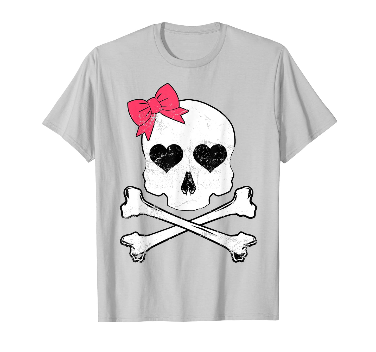 Cute Skull Cross Bone Kids Girl Toddler Halloween Costume T-Shirt