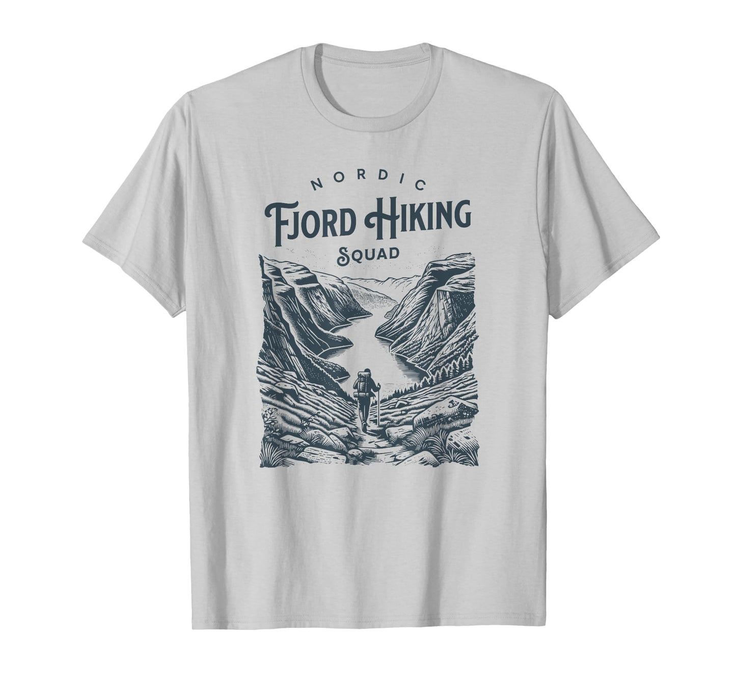 Norway Fjord Hiking Adventure Geiranger Outdoor Travel T-Shirt