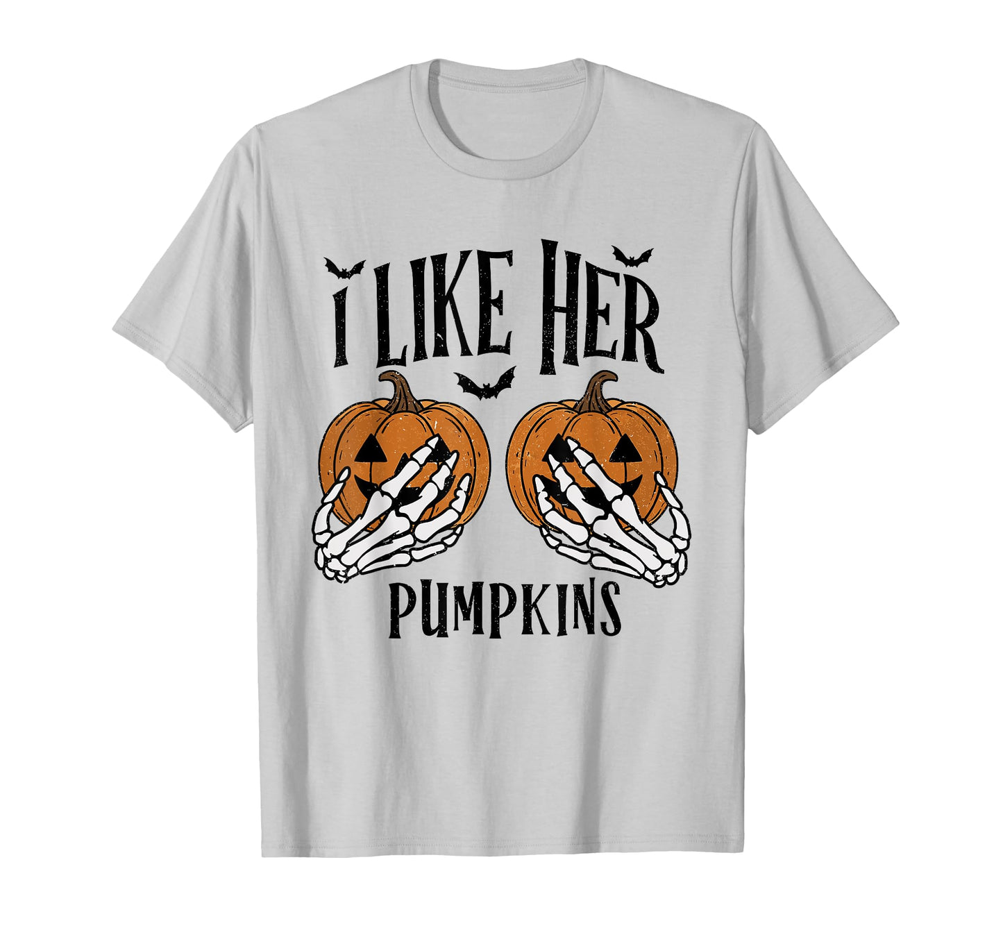 I Like Her Pumpkins Halloween Couple I Like His Broomstick T-Shirt