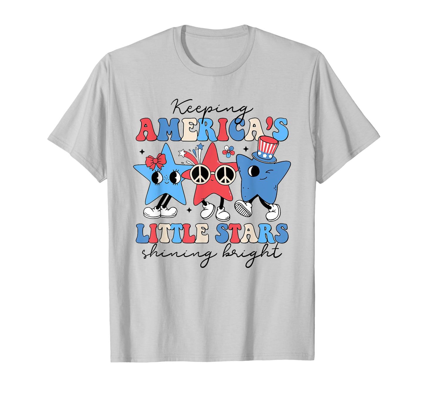 Keeping America's Little Stars Shining Bright 4th Of July Women Men T-Shirt