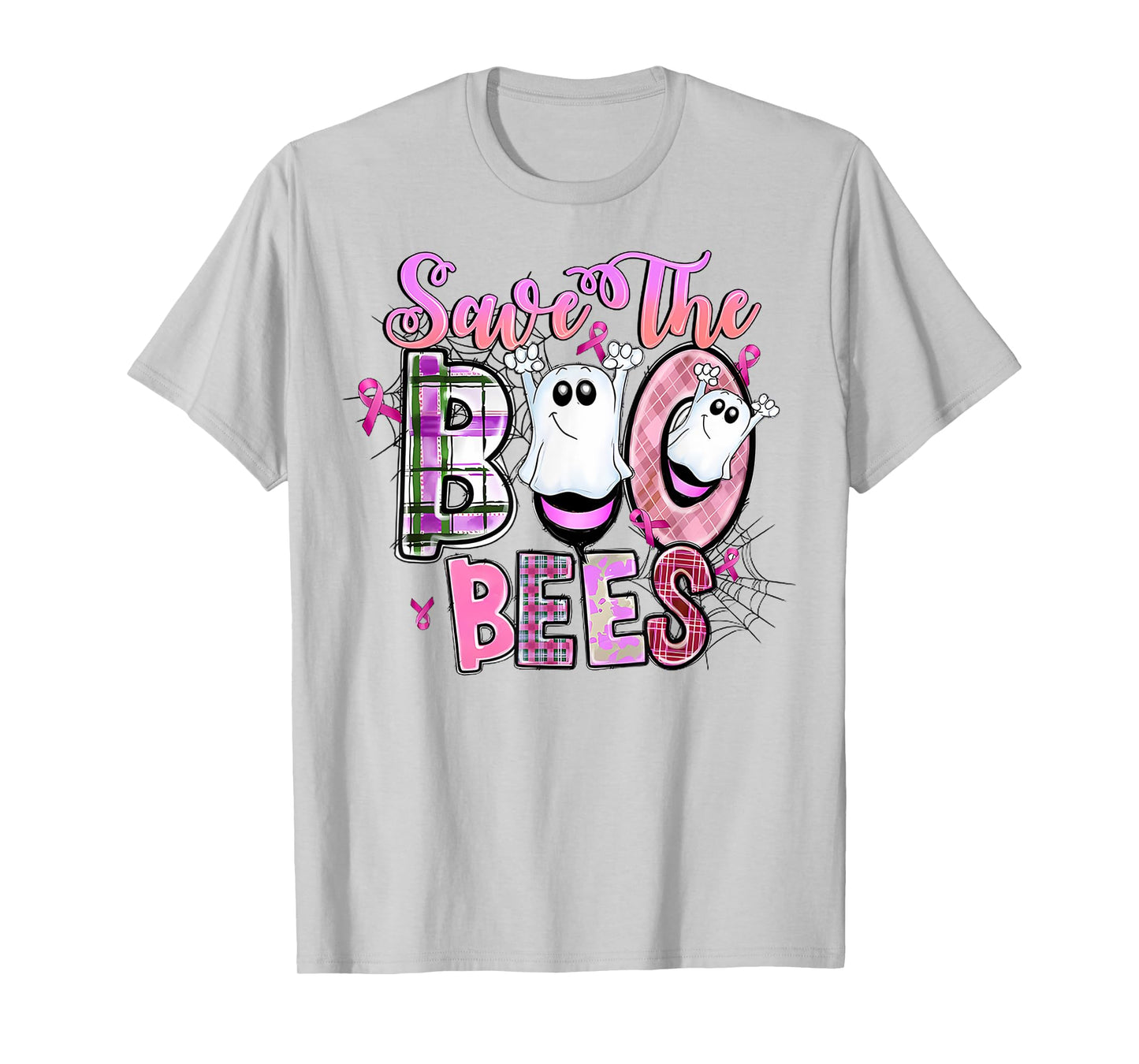 Save Your Boo Bees Shirts Funny Breast Cancer Halloween T-Shirt