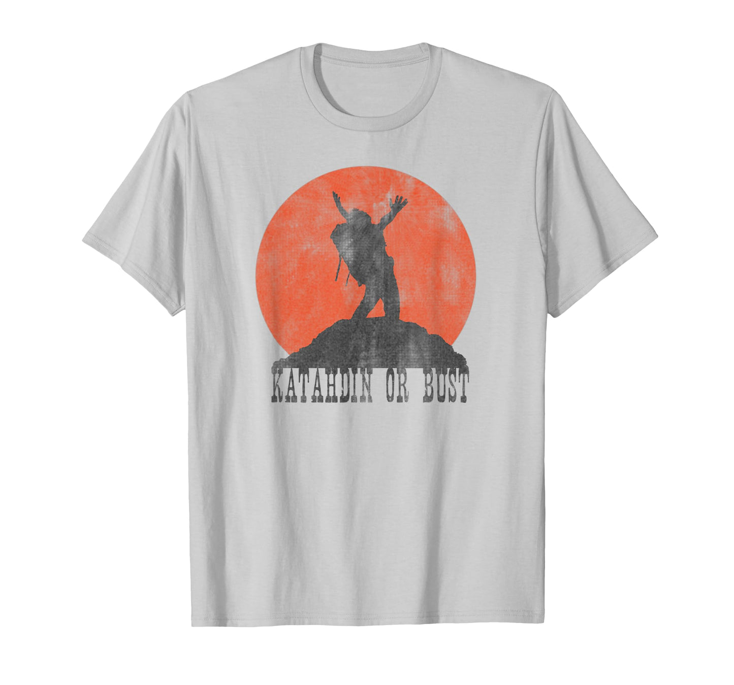KATAHDIN OR BUST Appalachian Trail Vintage Retro Hiking Gift T-Shirt