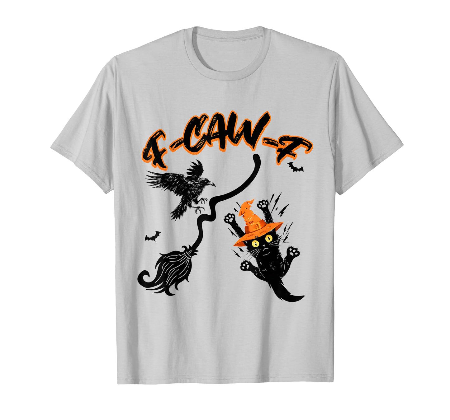F-Caw-F Black Bird Funny Crow Gothic Raven Sarcastic Humor T-Shirt