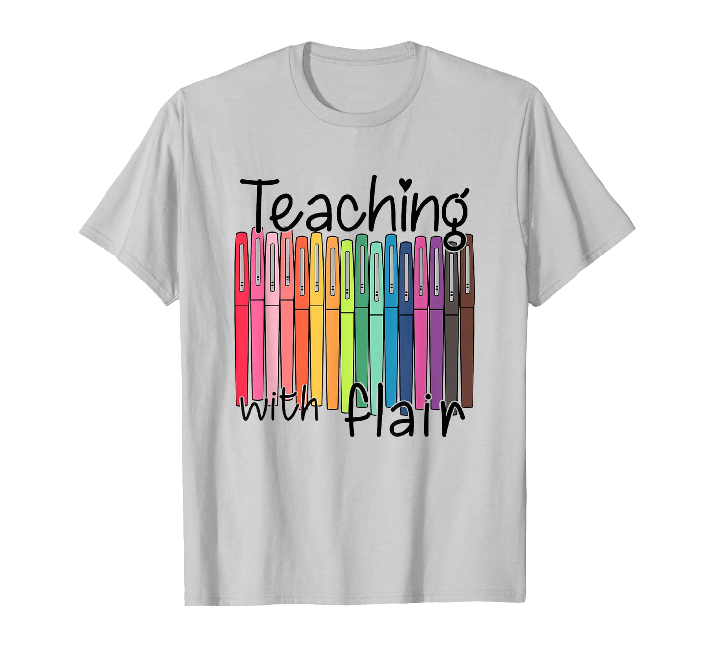 Teaching With Flair Preschool Teacher First Day Of School T-Shirt for Men Women Girls Kids