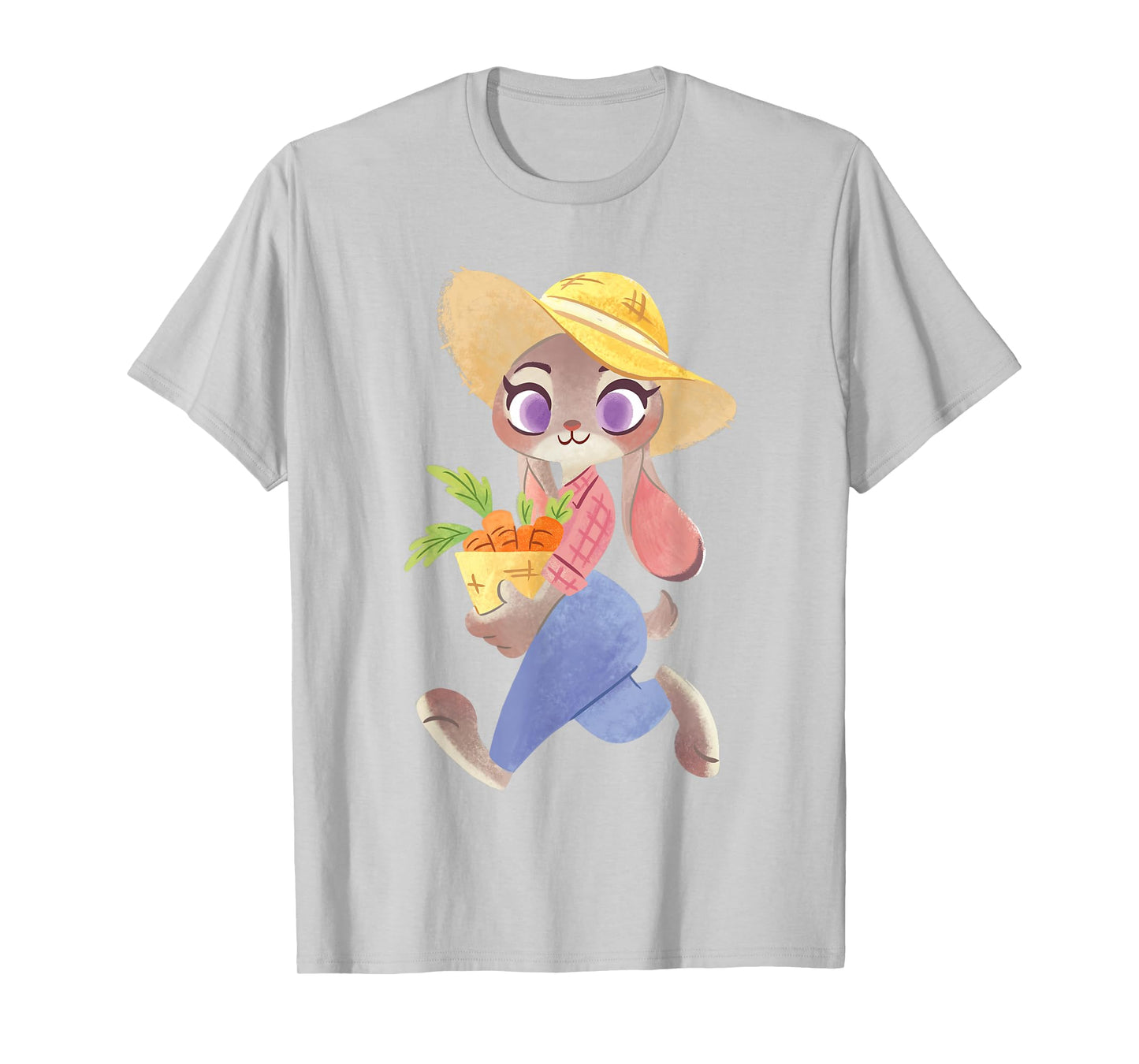Disney Zootopia Judy Hopps Farm Outfit Picking Up Carrots T-Shirt