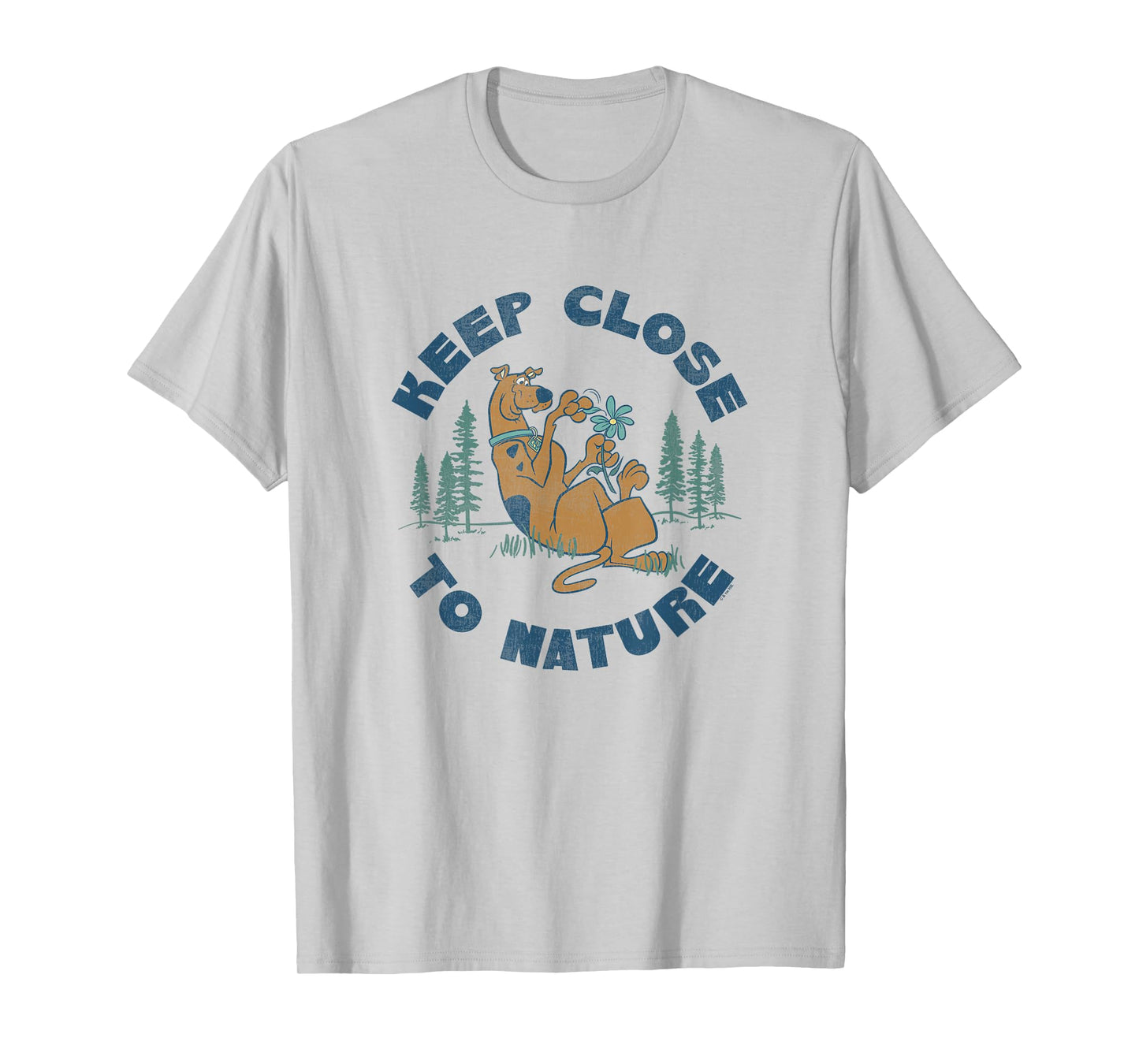 Scooby-Doo Vintage Earth Day Keep Close To Nature Poster T-Shirt