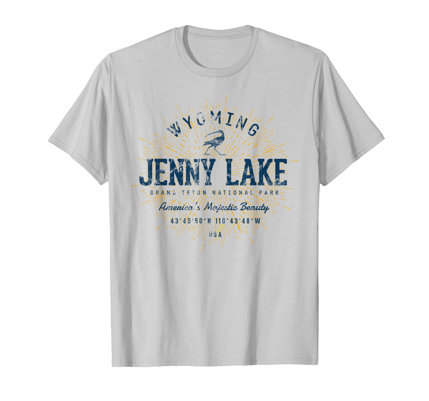 Vintage Retro Style Jenny Lake T-Shirt