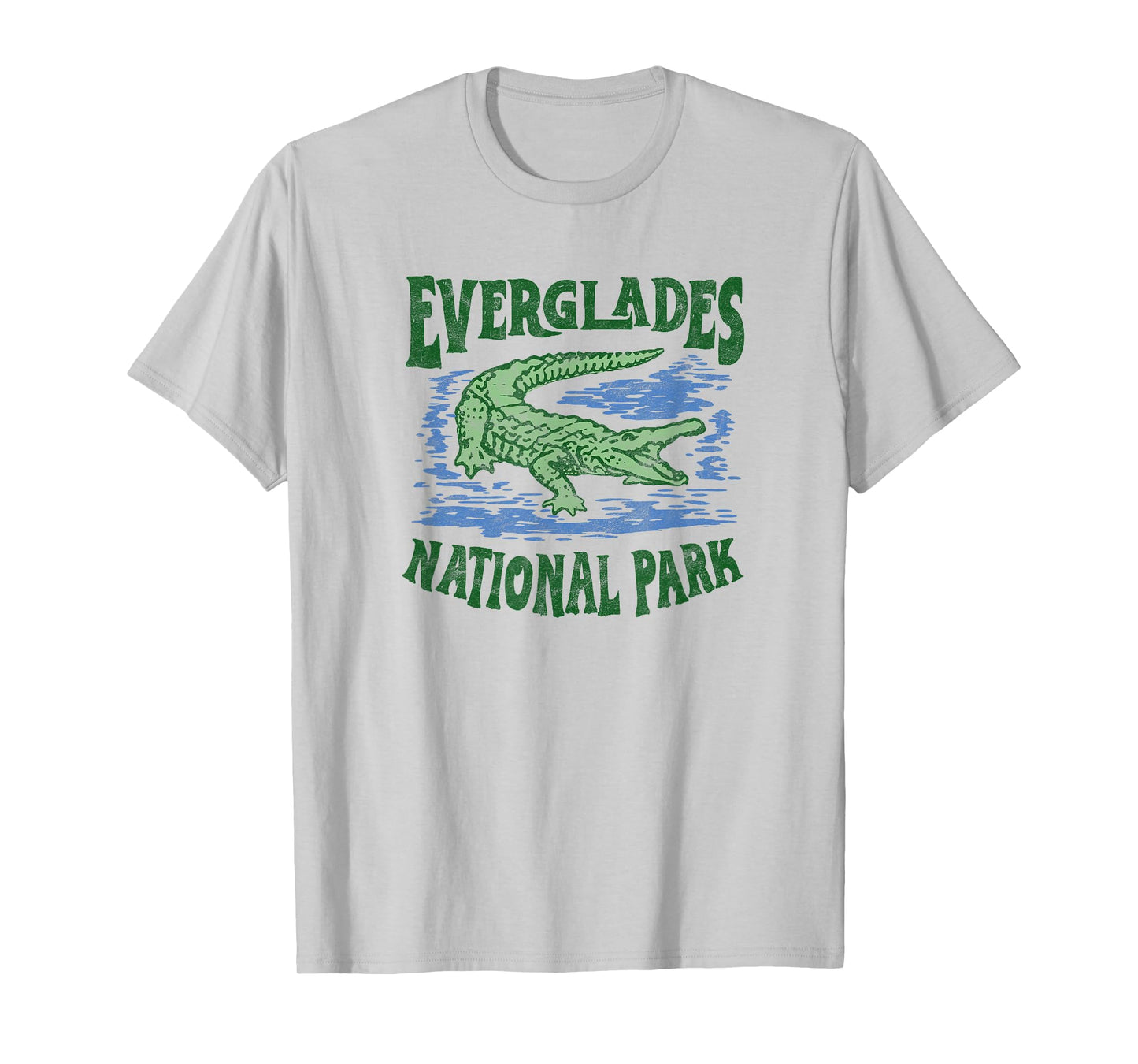 Everglades National Park Florida Retro Alligator T-Shirt