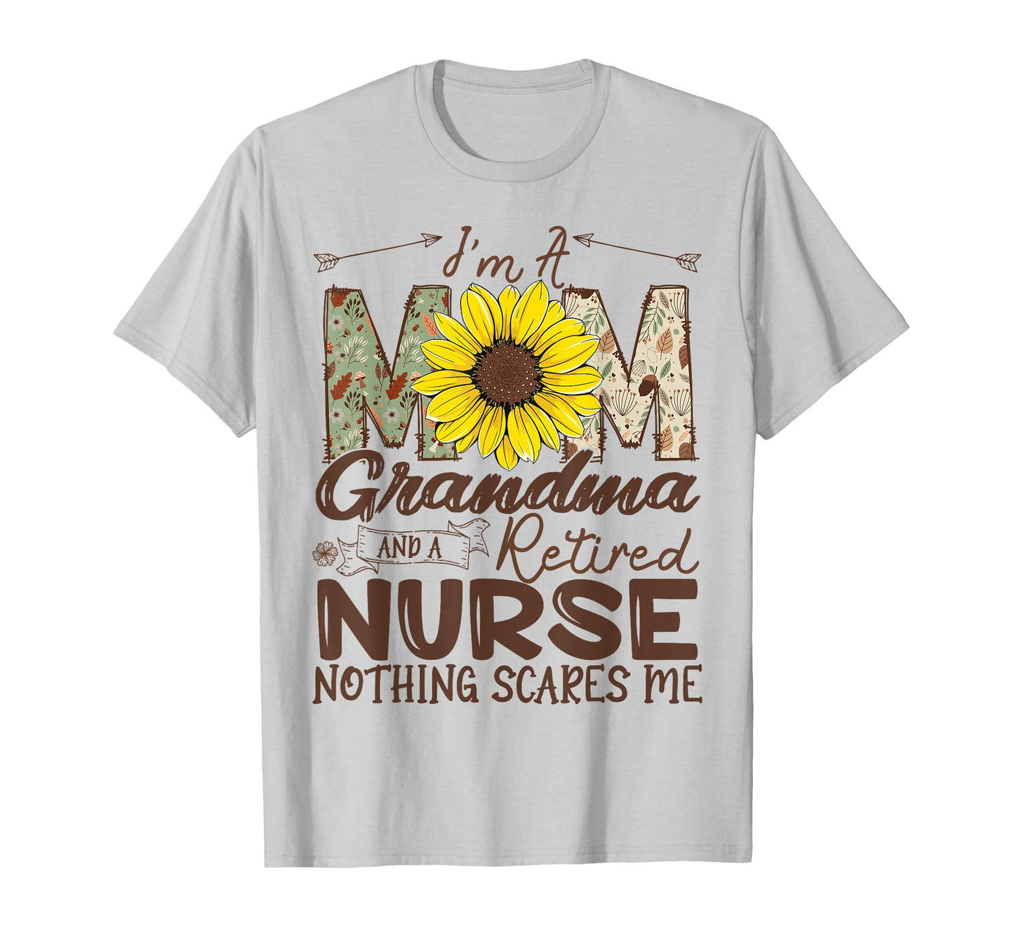 I Am A Mom Grandma And A Retired Nurse Retirement Womens T-Shirt