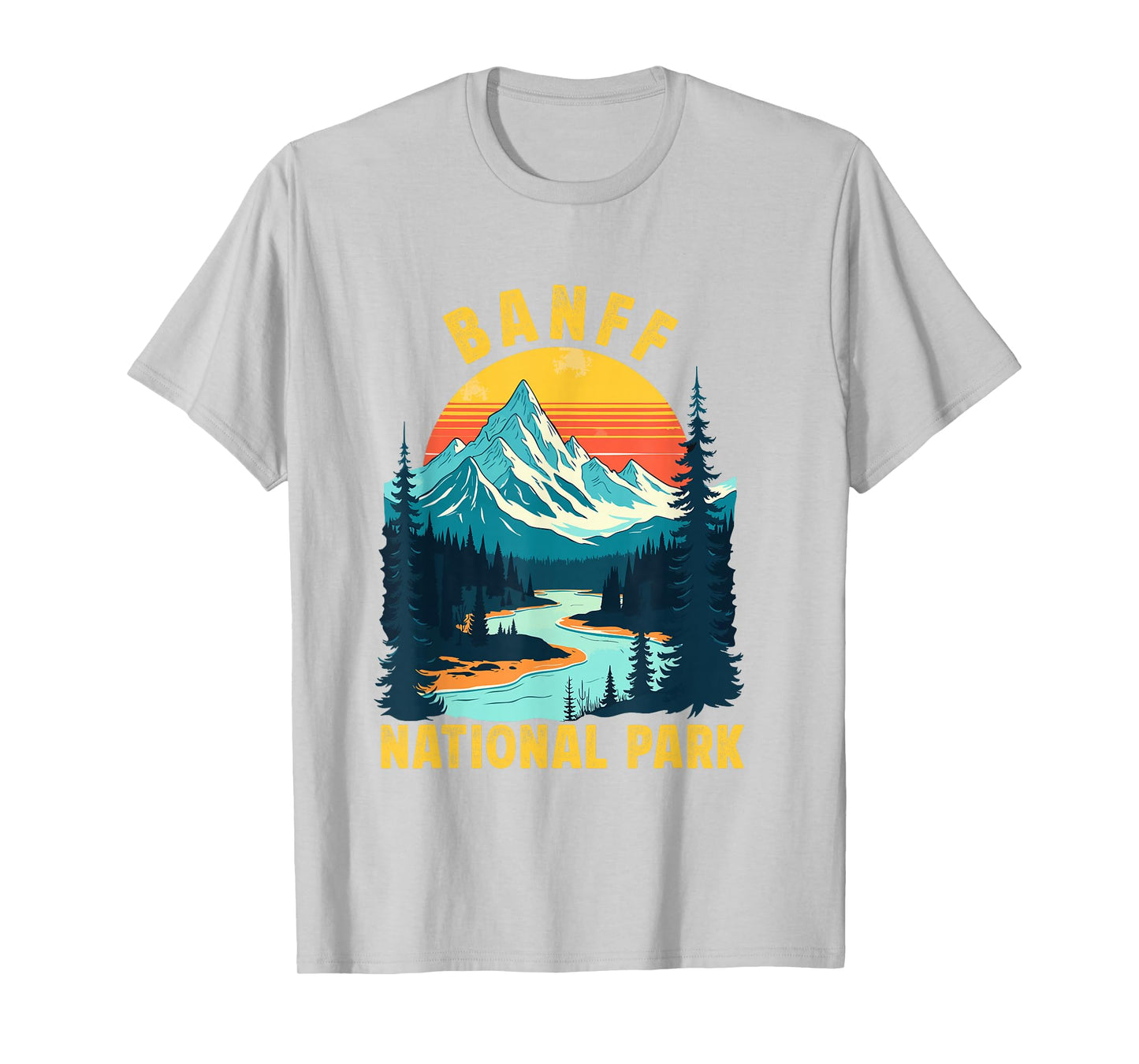 banff souvenir reminder Canadian national park men women T-Shirt