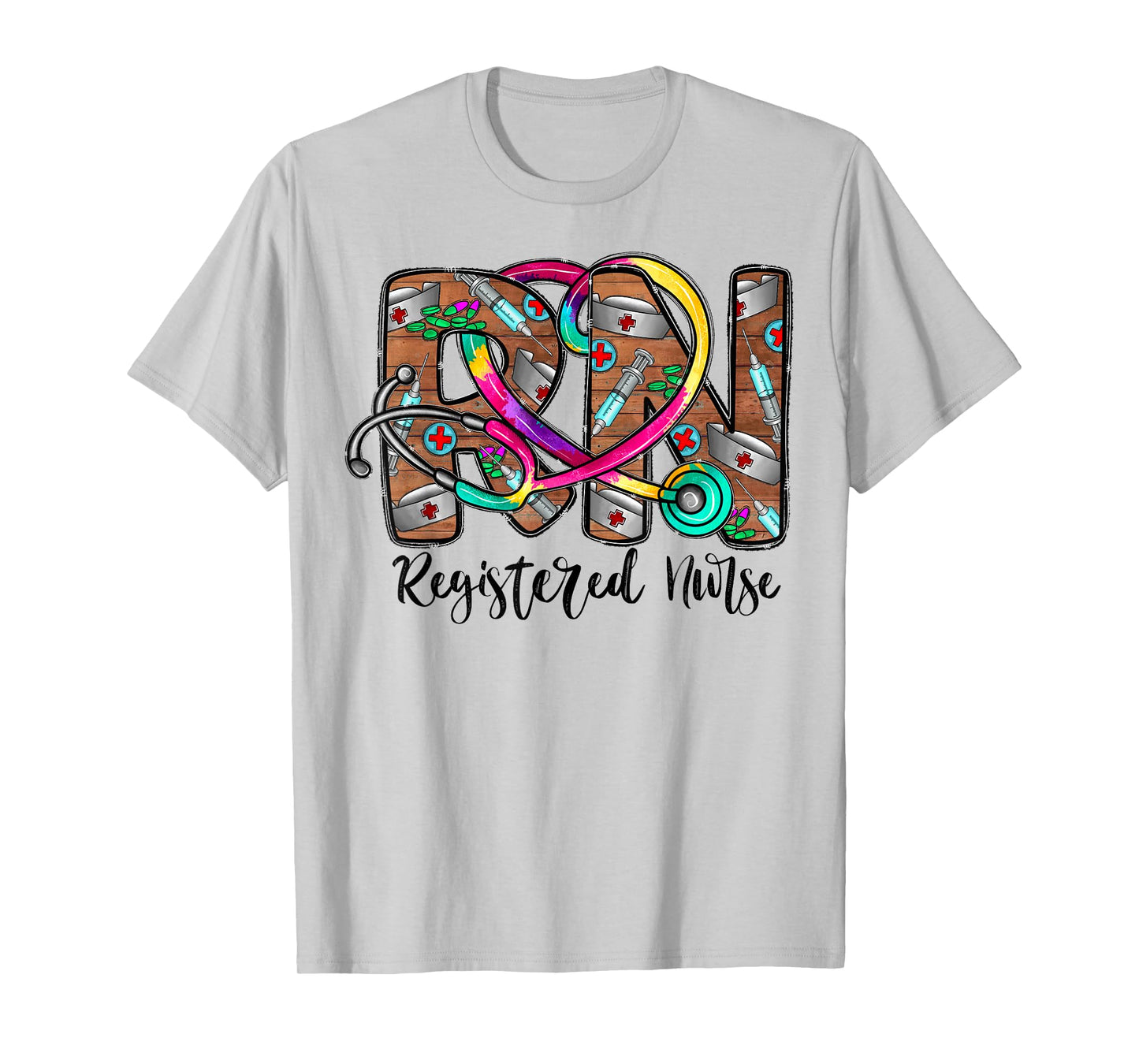 Registered Nurse Life for Rn Nurse Tie Dye Tee Nurse's Week T-Shirt