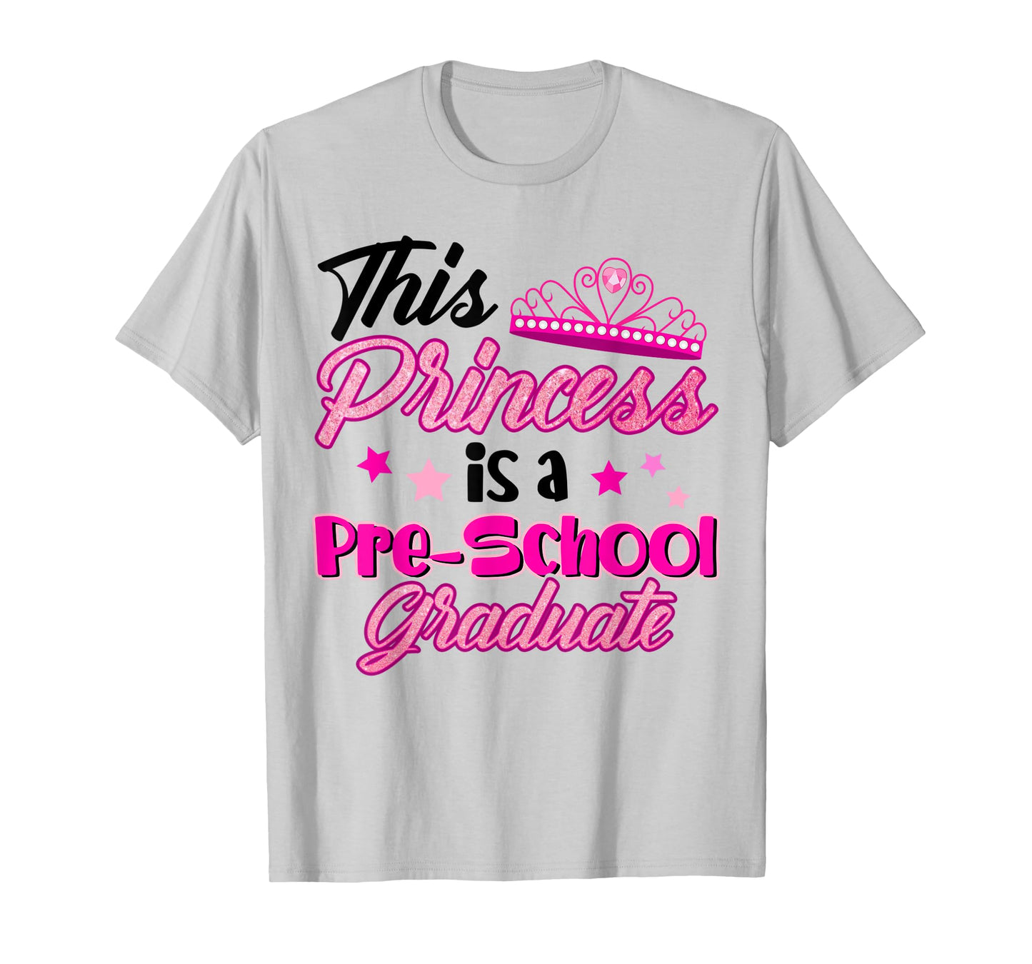 This Princess Is A Pre-School Graduate Cute Design For Kids T-Shirt