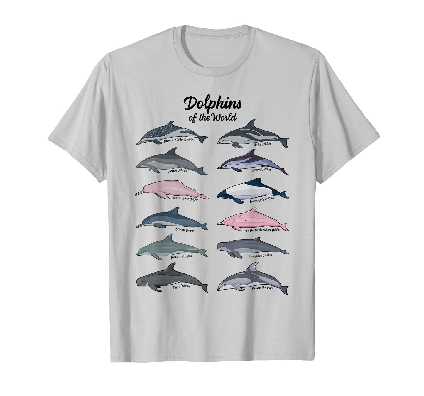 Dolphin species - Dolphins of the world T-Shirt