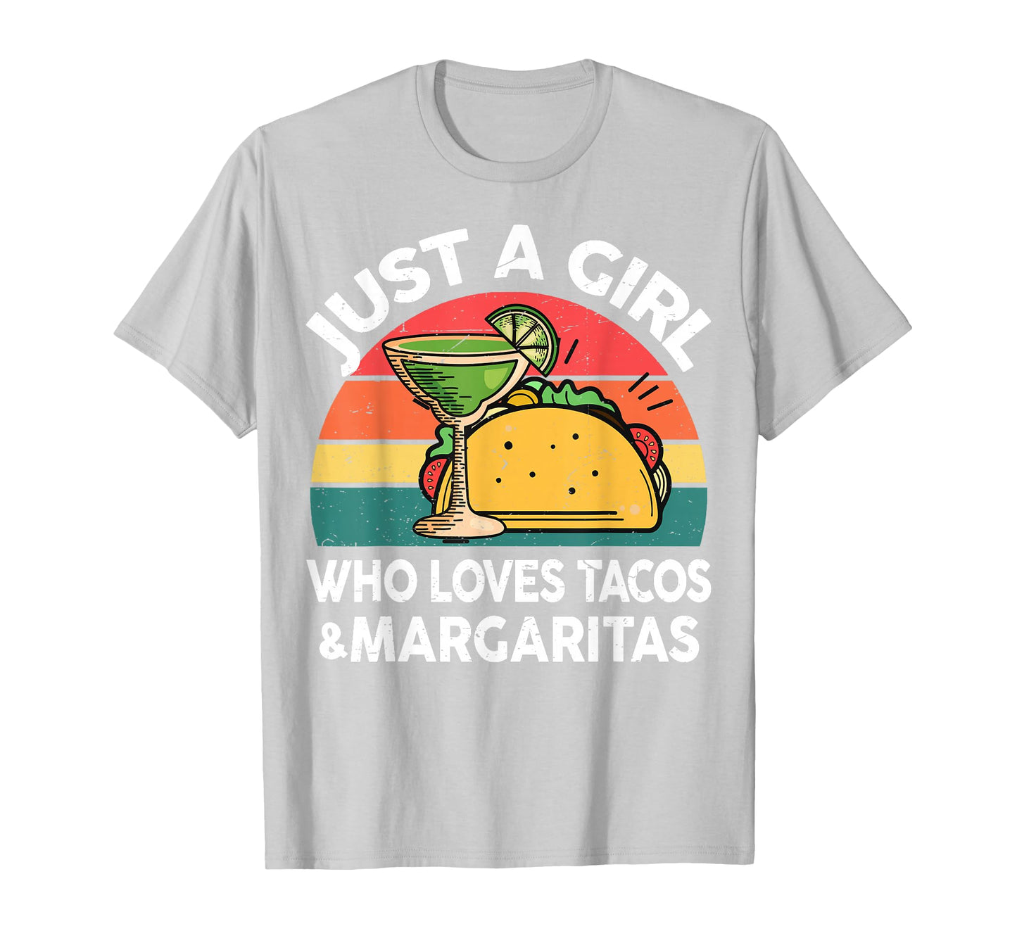 Girl Love Tacos Margarita Shirt Cinco De Mayo Mexican Women T-Shirt