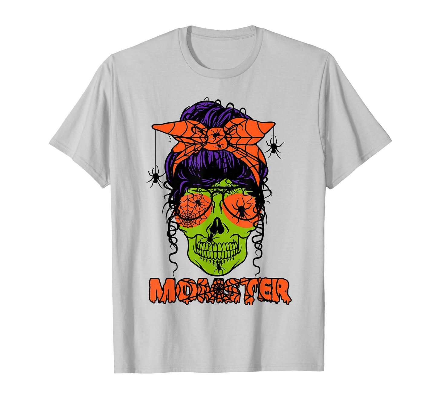 Momster Funny Mama Halloween Skull Mom of Monsters T-Shirt