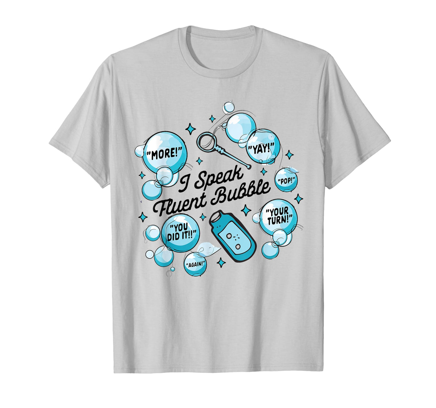 Speech Language Pathologist SLP Squad I Speak Fluent Bubble T-Shirt