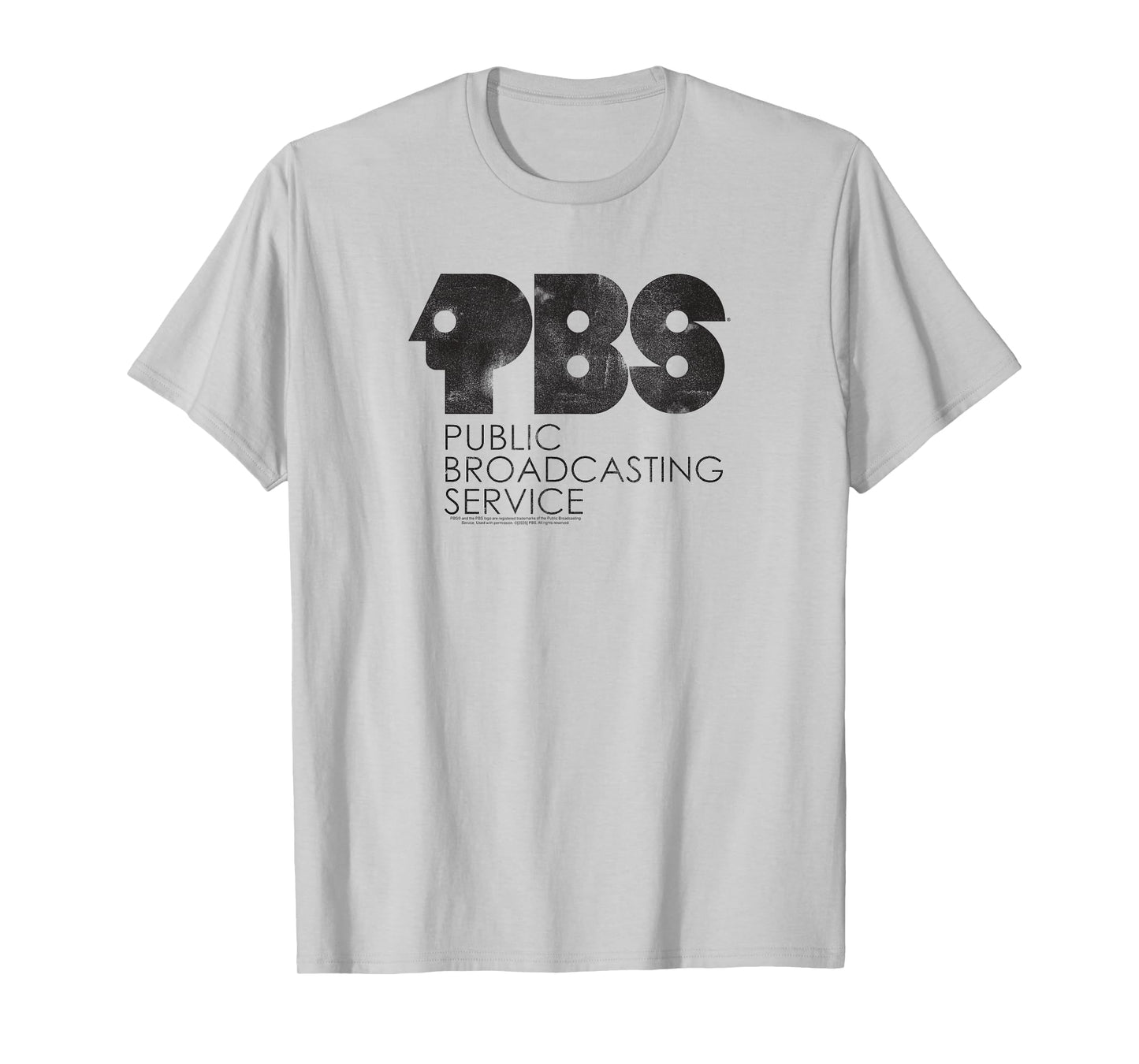 PBS Vintage Groovy Classic Logo Public Broadcasting Service T-Shirt