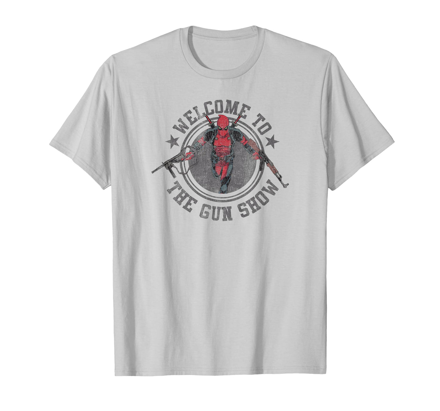 Marvel Deadpool Welcome To The Gun Show Vintage Comic T-Shirt