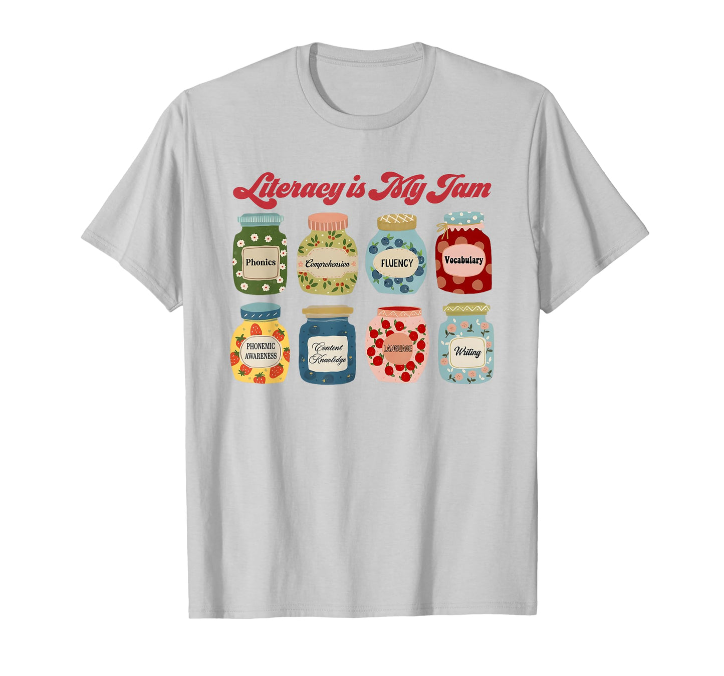 Literacy is My Jam, Literacy Teacher T-Shirt