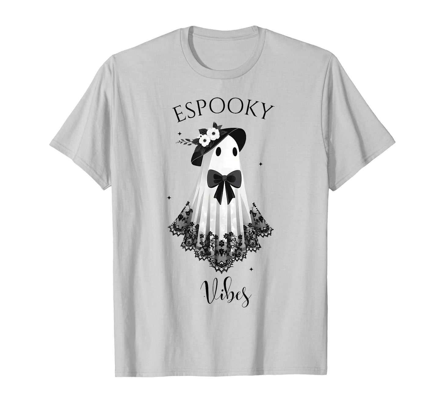 Espooky Vibes Maestra Halloween Spanish Mexican Teacher T-Shirt