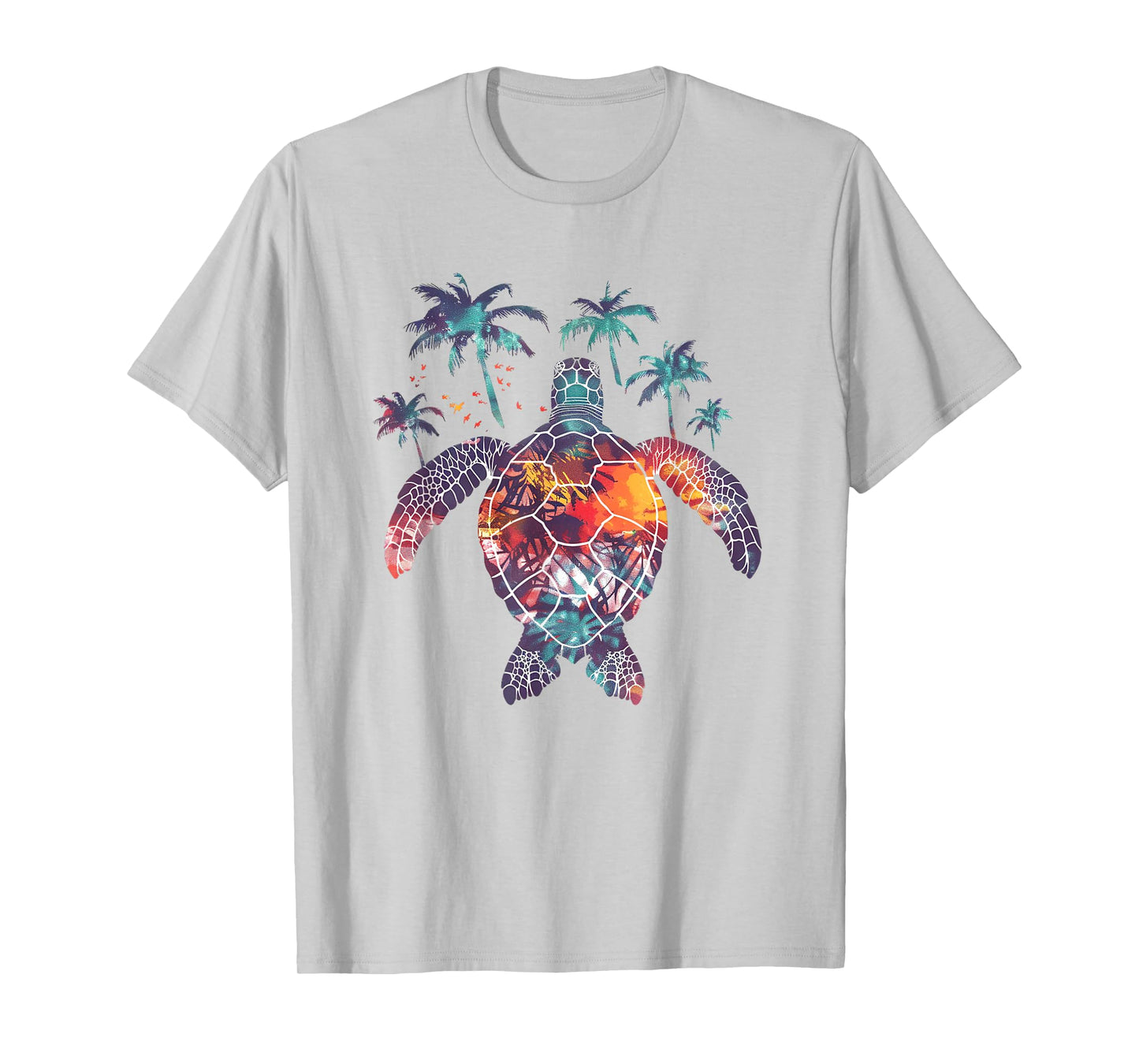 Sea Turtle Colorful Theme Shirt Sea Turtle Men Women Kids T-Shirt