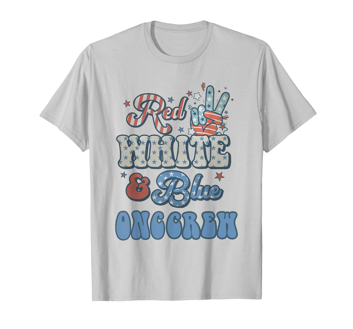 Oncology Nurse 4th of July Red White Blue Onc Crew RN T-Shirt