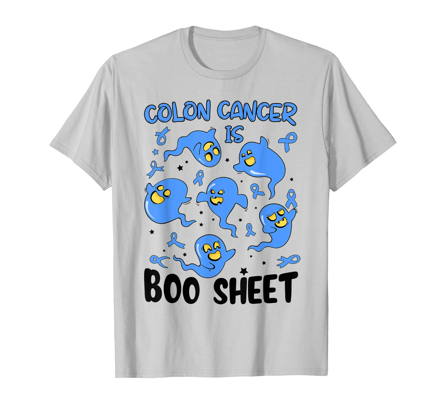 Funny Colon Cancer Is Boo Sheet Ghost Halloween Costume T-Shirt