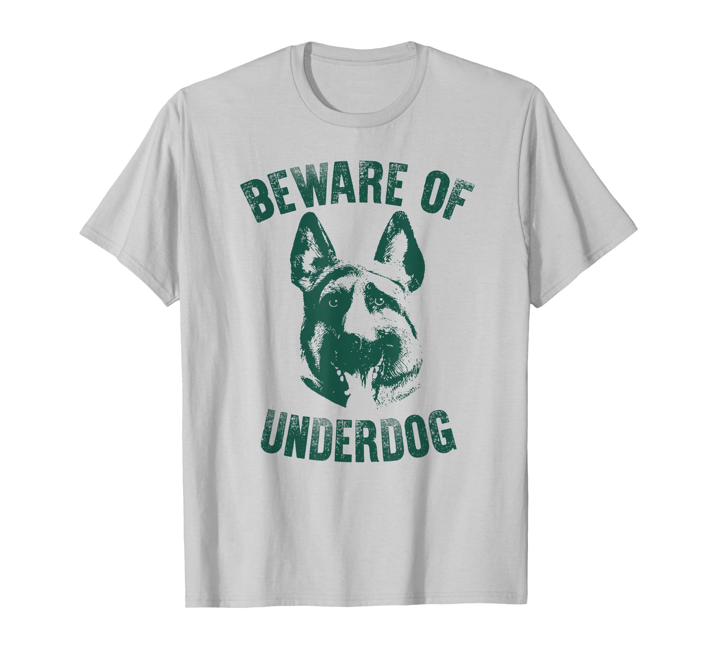 !RALUPOP Beware of Underdog T-Shirt | Philadelphia Underdog Mask Shirt - Grey, Men's Medium