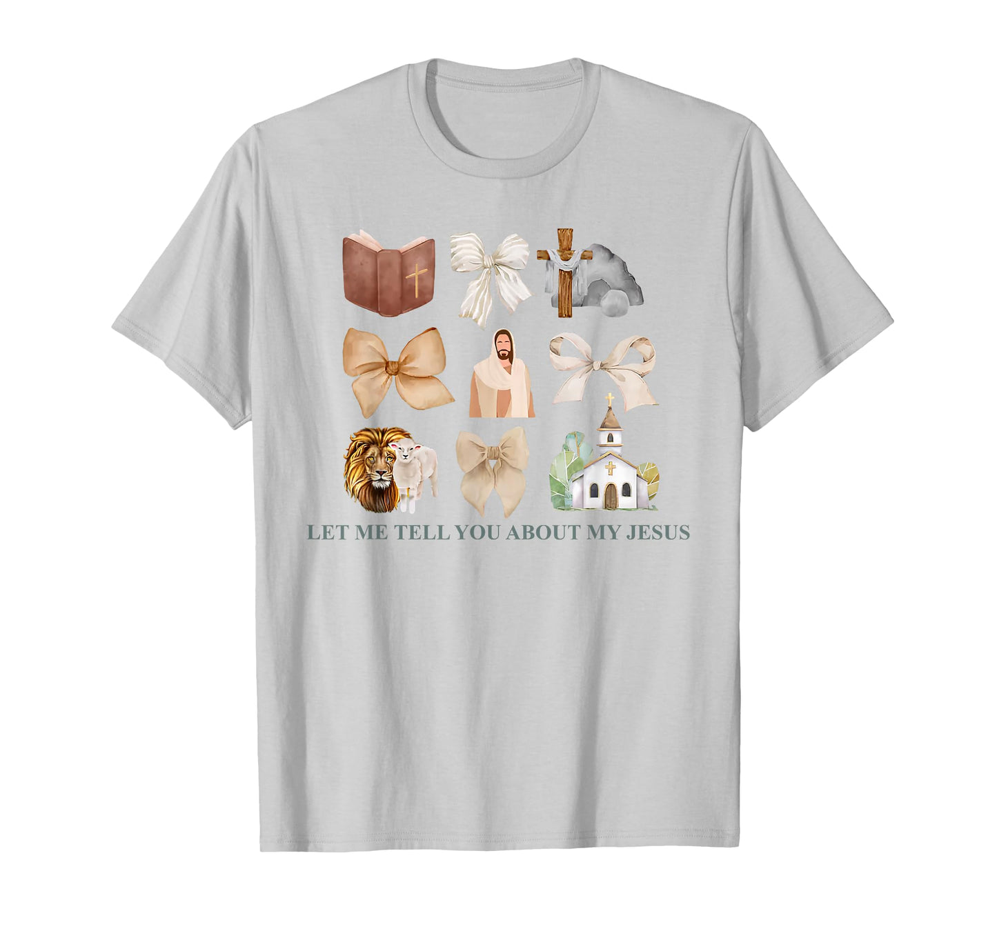 Christian Quote Let Me Tell You About My Jesus Design T-Shirt
