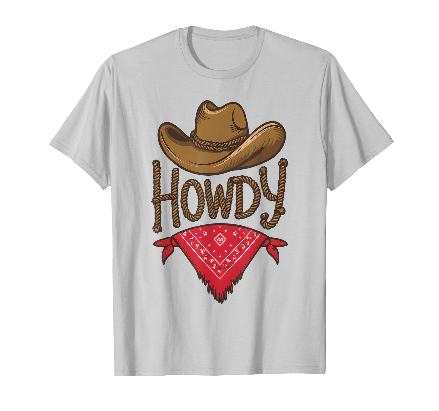 Cowboy Hat Cowgirl Country Chic Rodeo Rustic Western Howdy T-Shirt