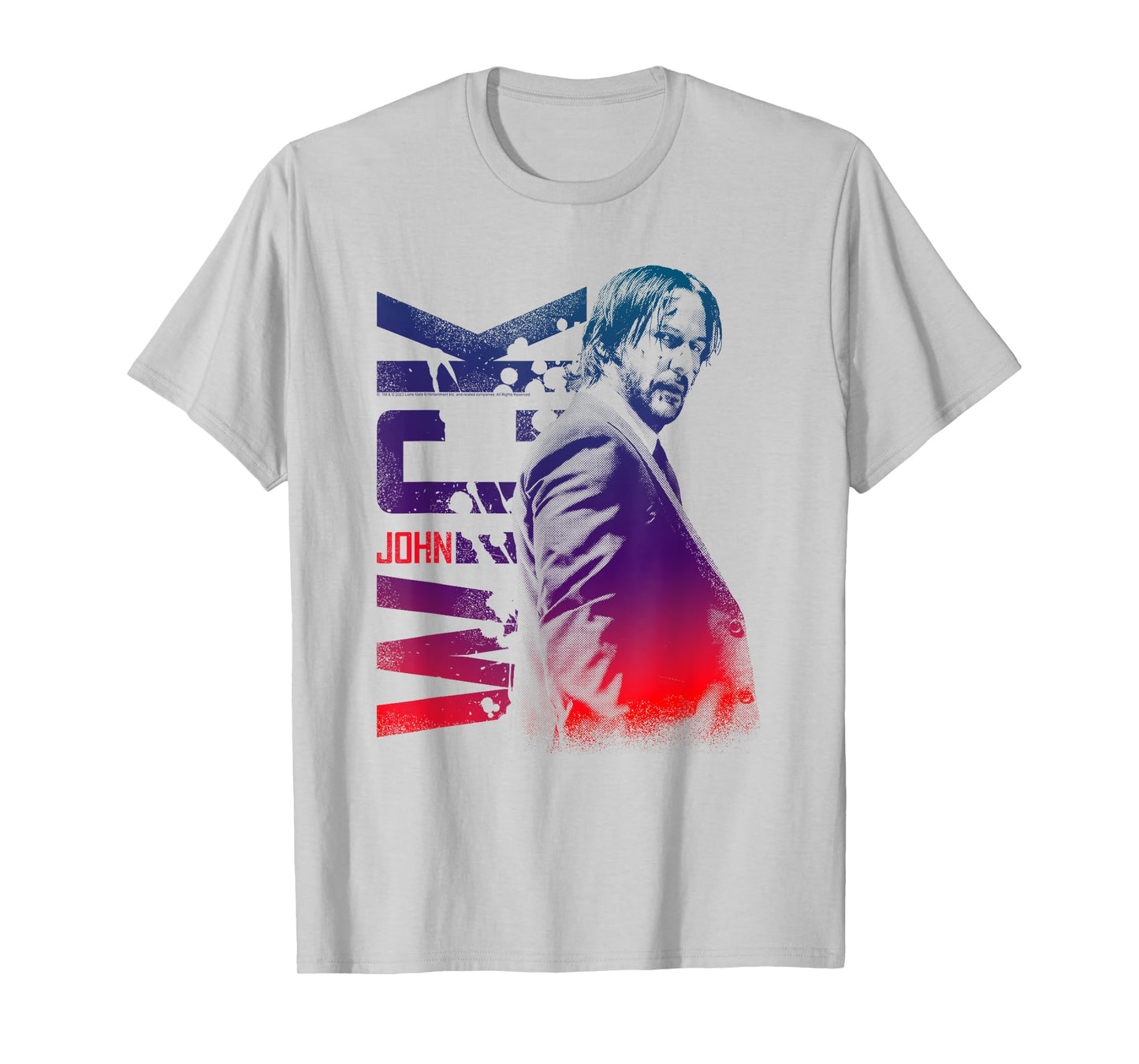 John Wick Colorful Photo with Logo Action Movie T-Shirt