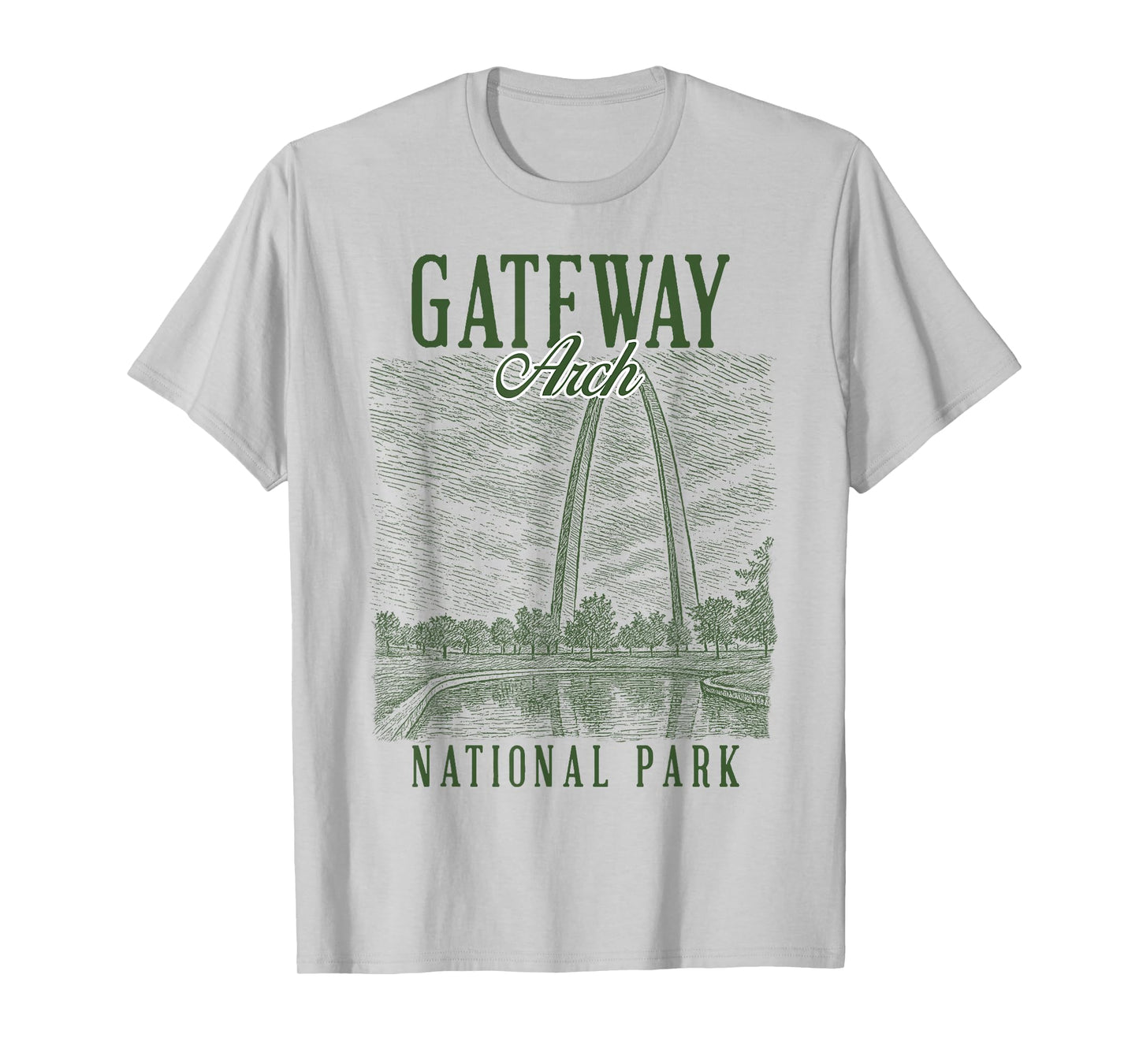 Gateway Arch National Park Traveling Nature Exploring T-Shirt
