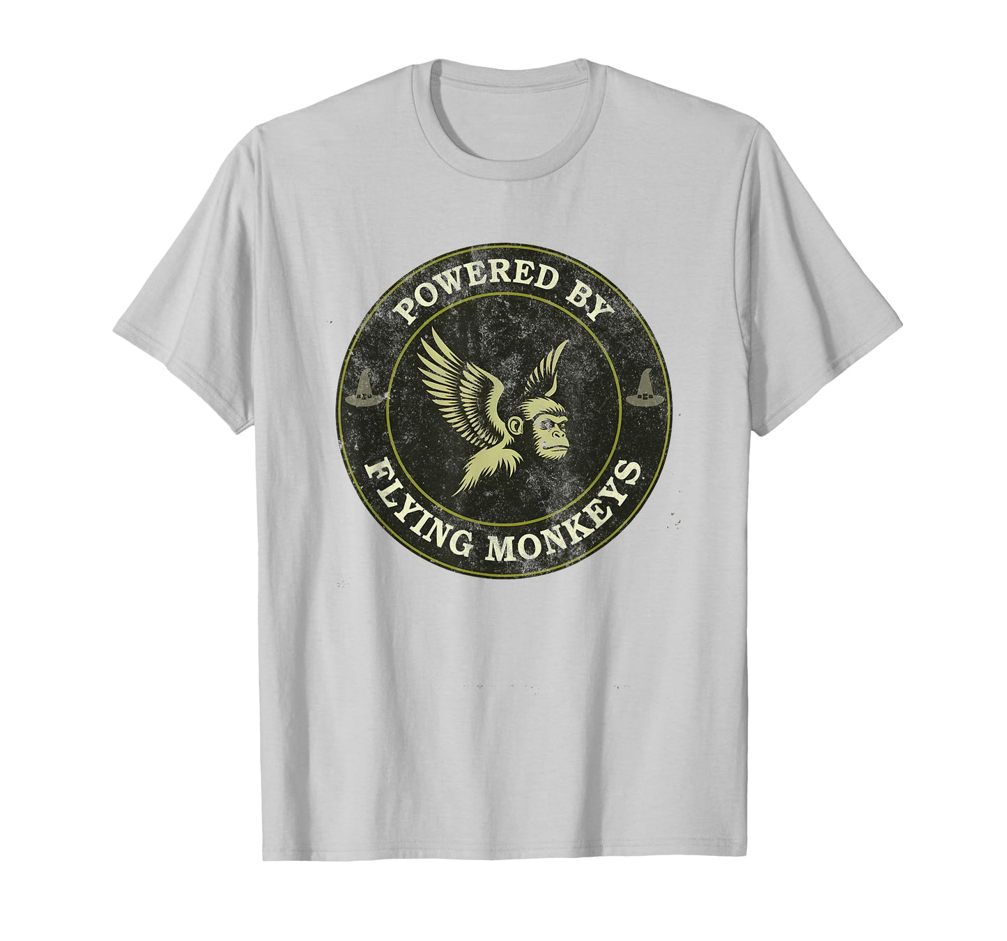 Kawaii Gym Powered by Flying Monkeys Warlock Magical Witch T-Shirt